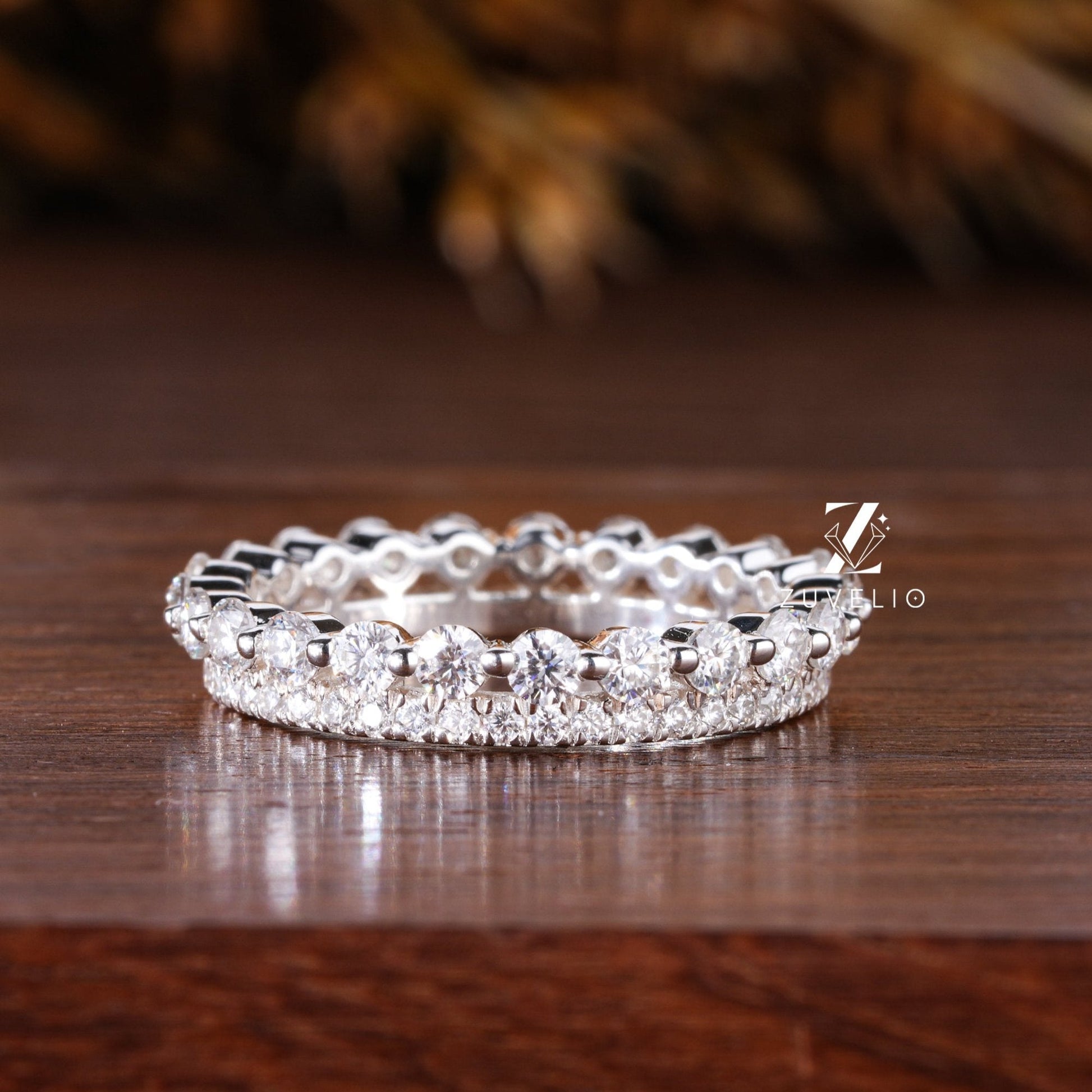 Double Eternity Band Ring - Zuvelio.com