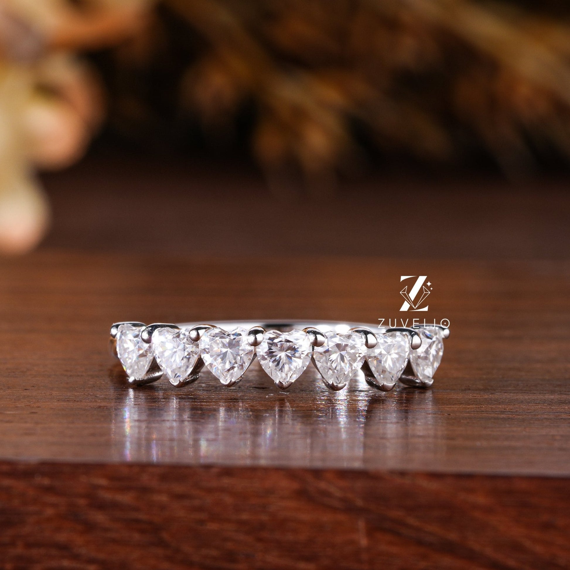 Heart Wedding Band - Zuvelio.com
