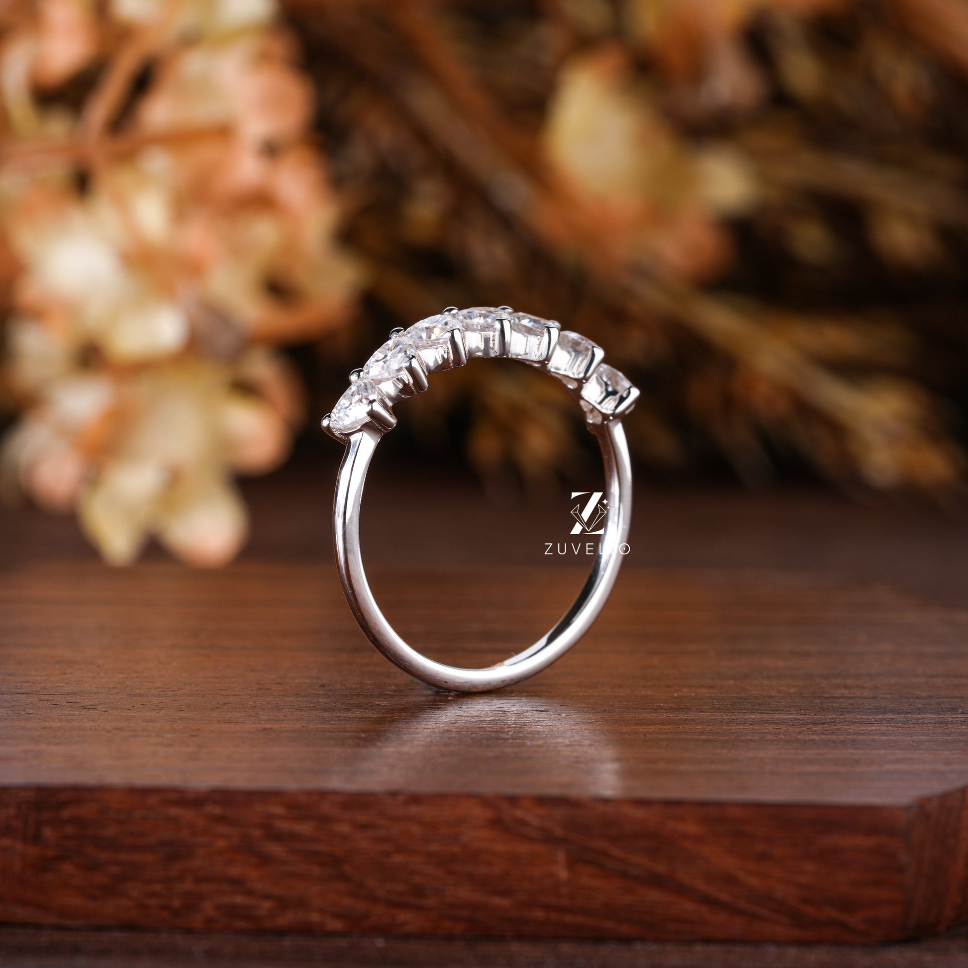 Heart Wedding Band - Zuvelio.com