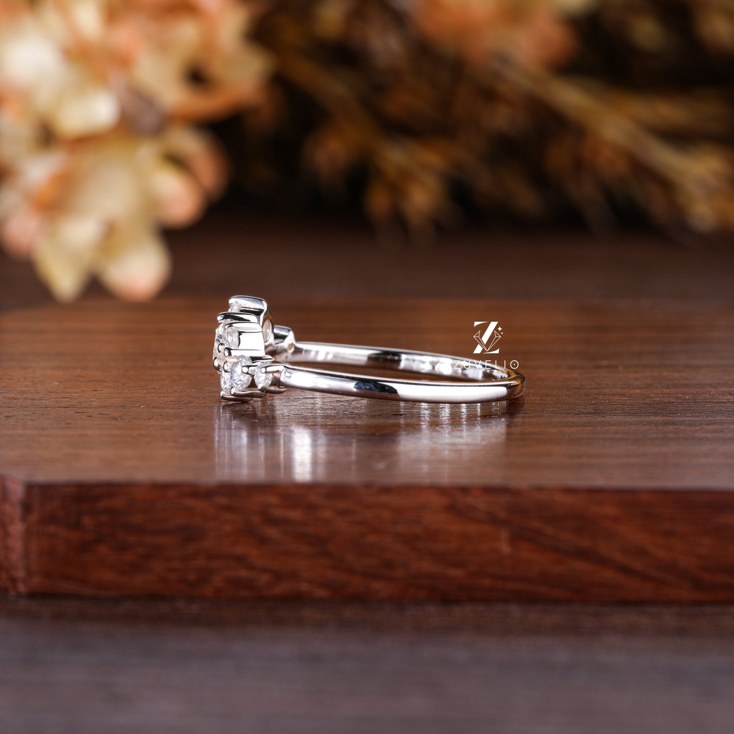 Cute Small Moissanite Ring - Zuvelio.com