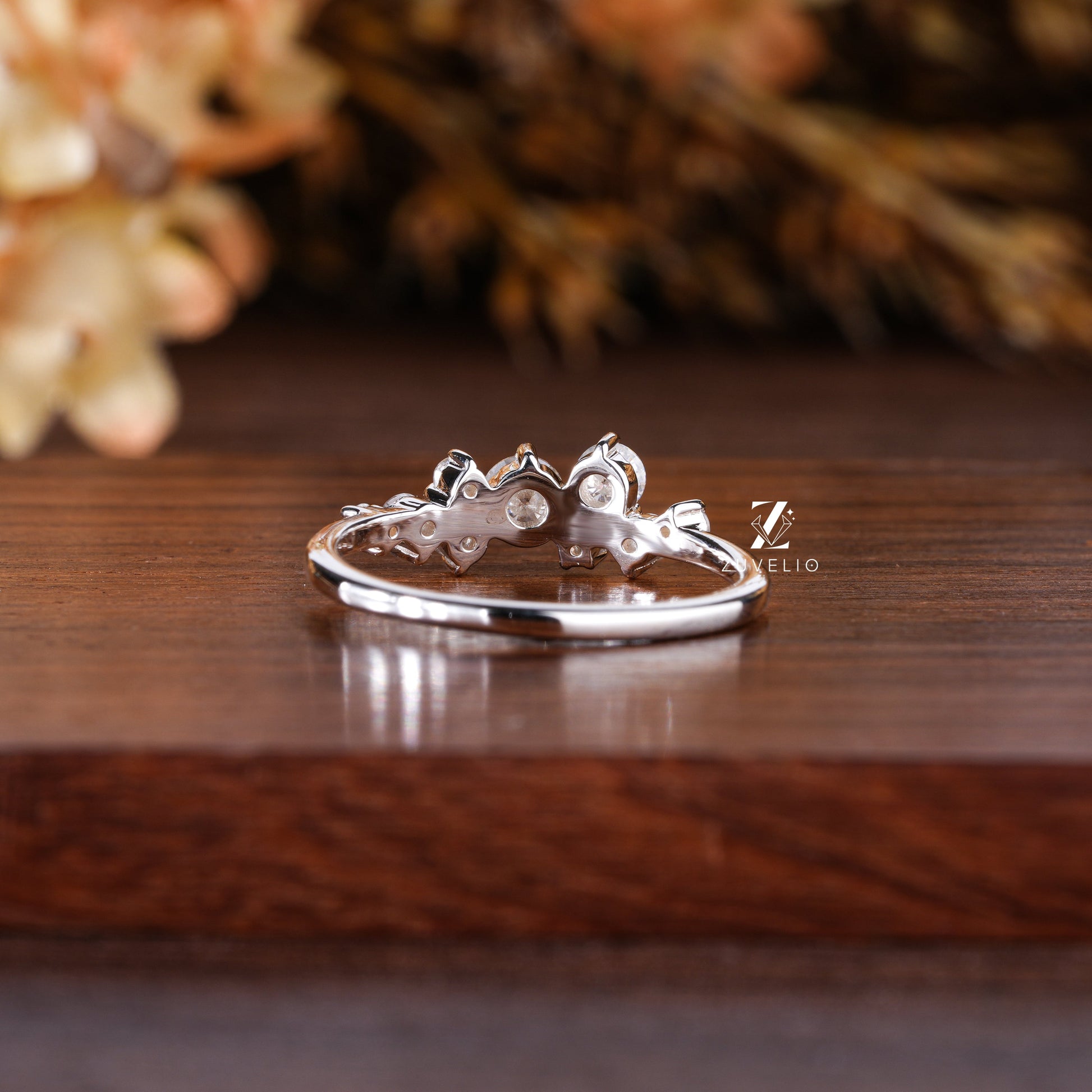 Cute Small Moissanite Ring - Zuvelio.com