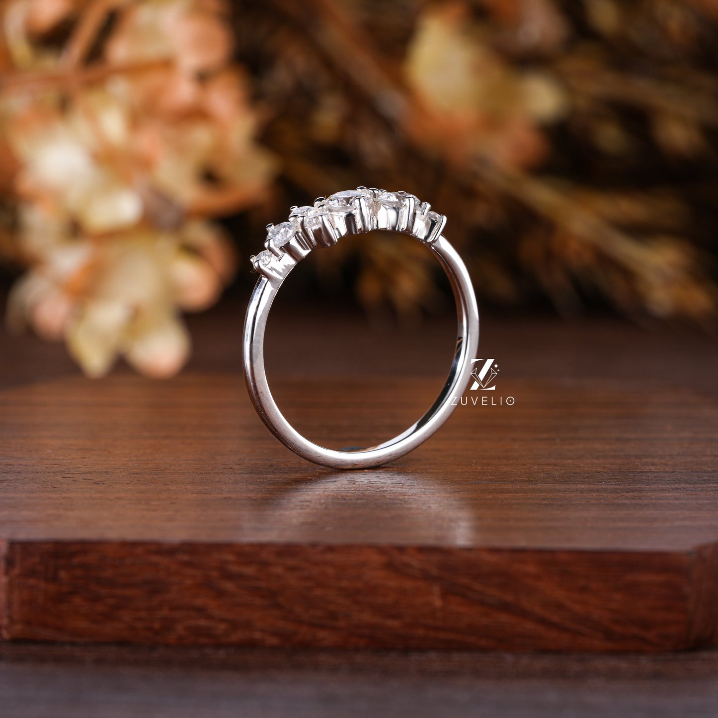 Cute Small Moissanite Ring - Zuvelio.com