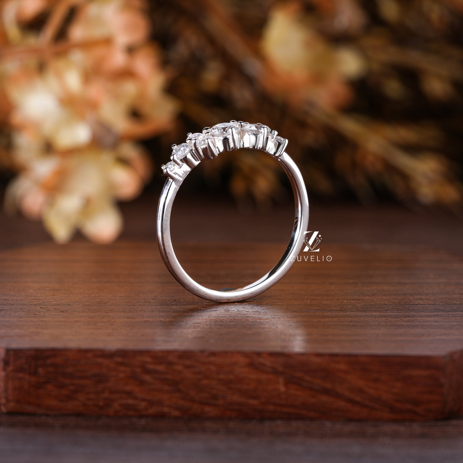 Cute Small Moissanite Ring - Zuvelio.com