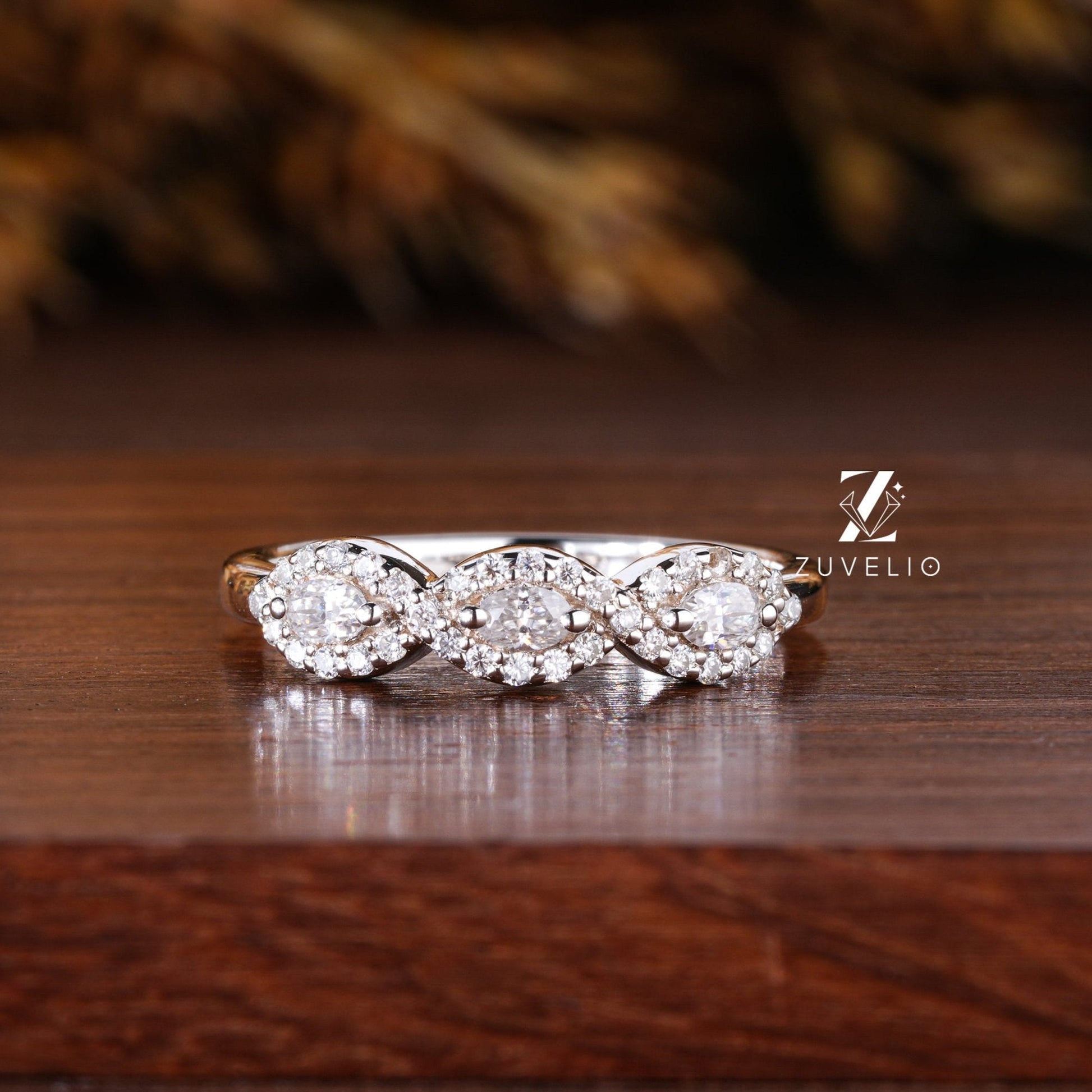 Marquise Round Shape Ring - Zuvelio.com
