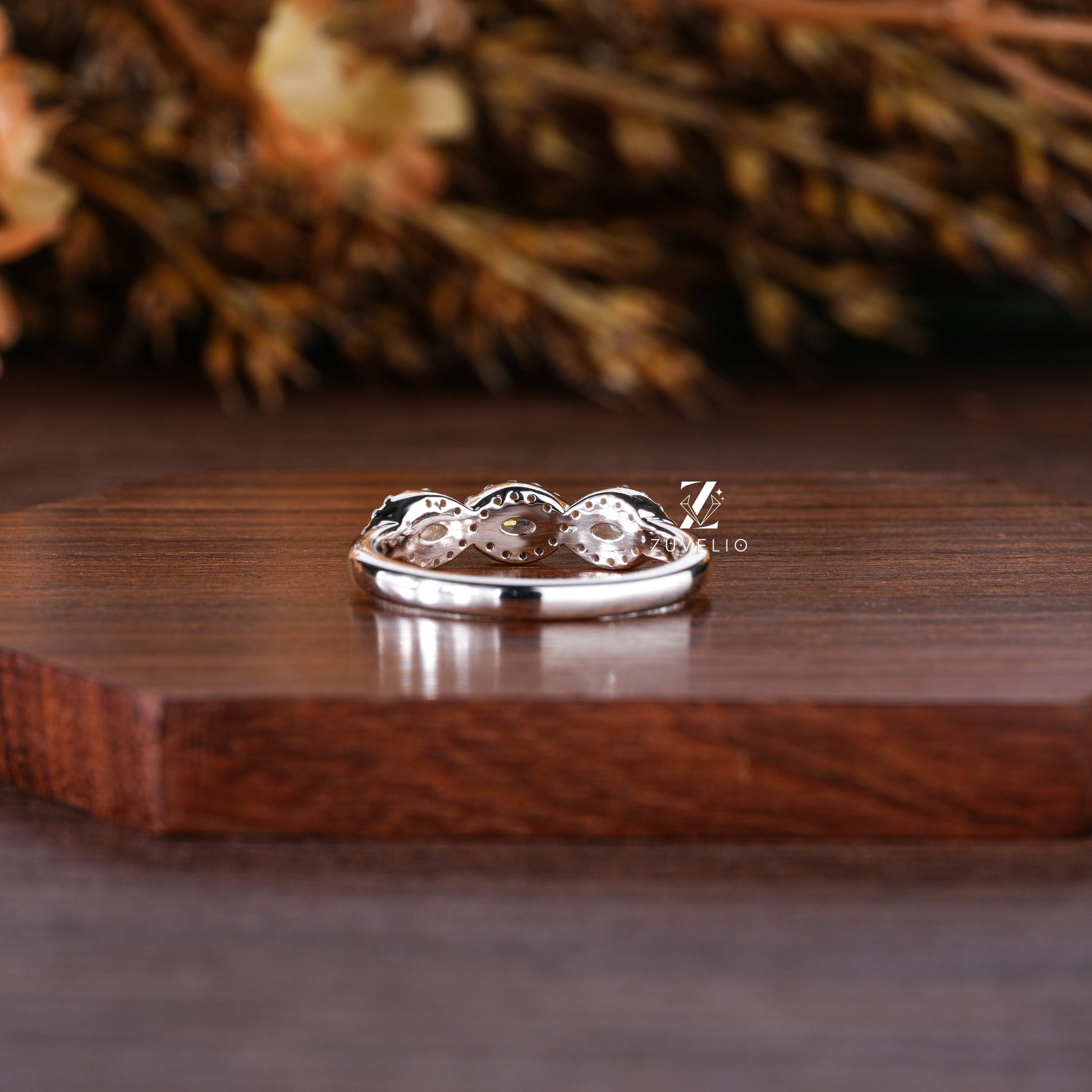 Marquise Round Shape Ring - Zuvelio.com
