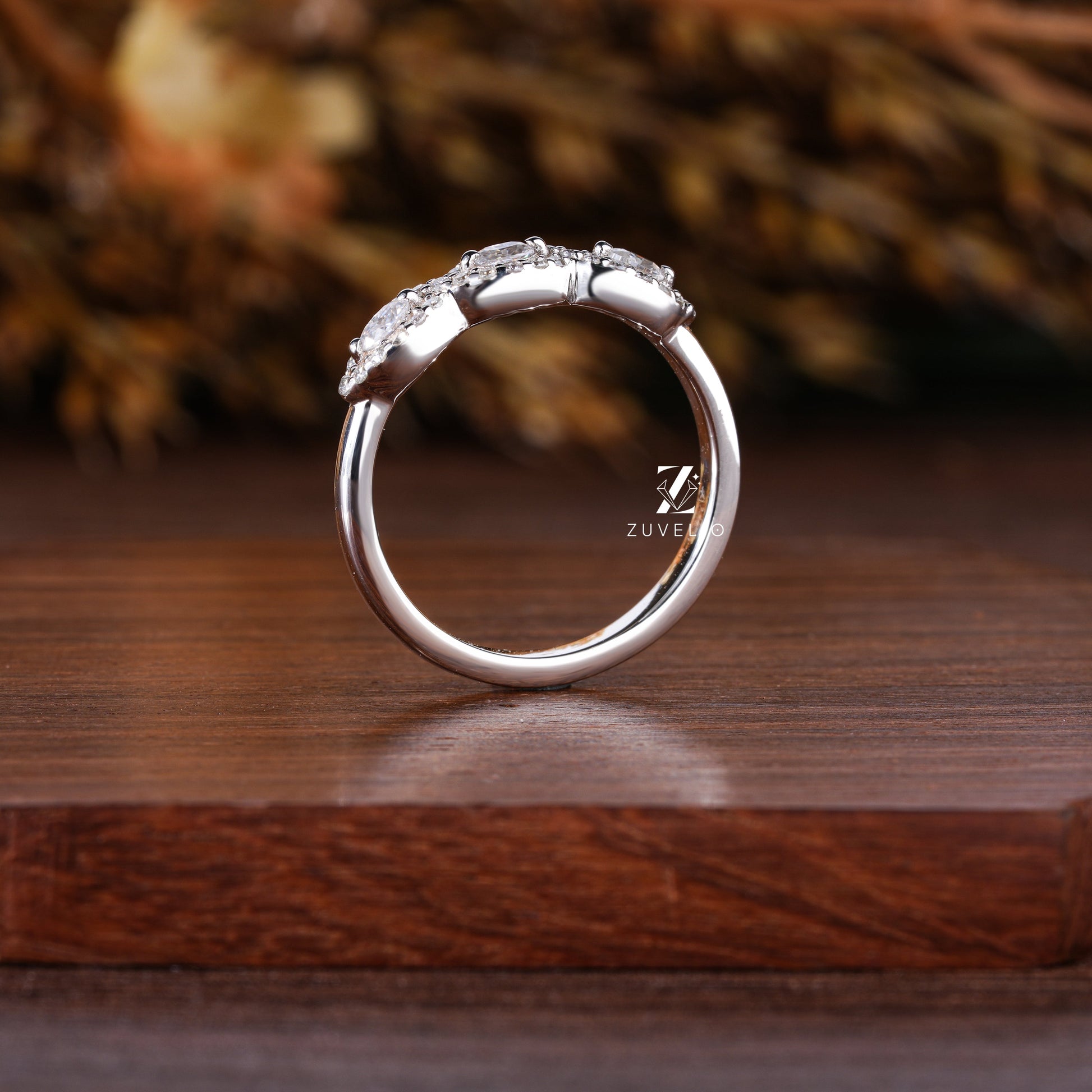 Marquise Round Shape Ring - Zuvelio.com