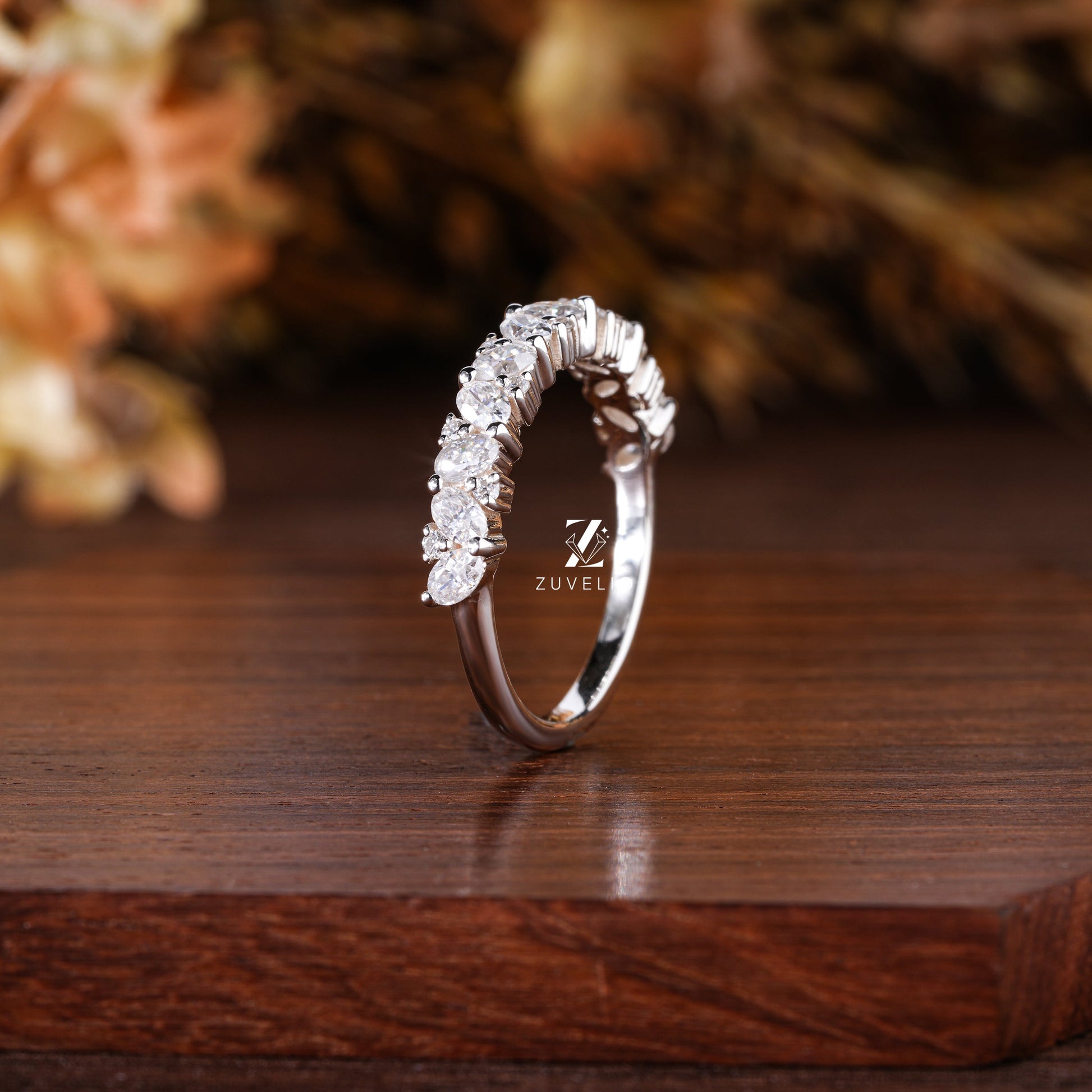 Marquise Wedding Band - Zuvelio.com
