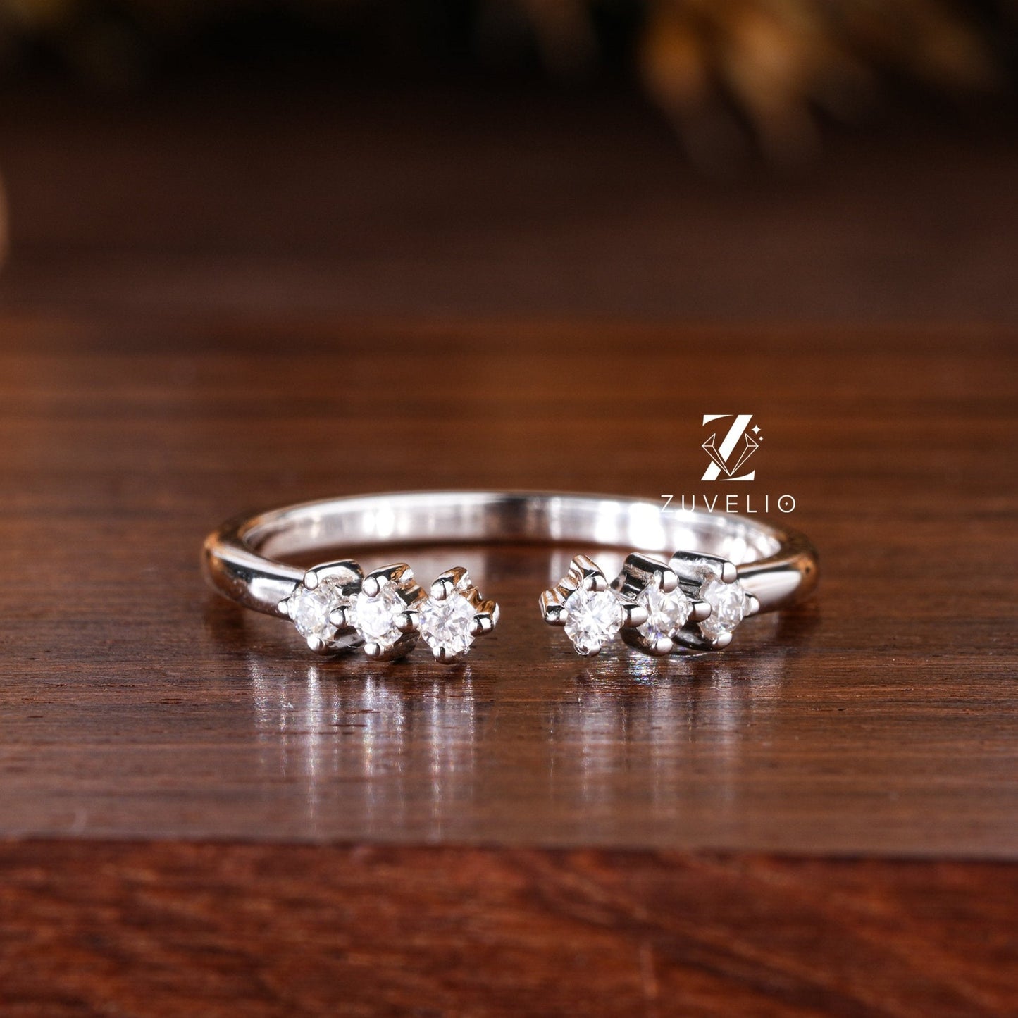 1.70 MM Moissanite Band - Zuvelio.com