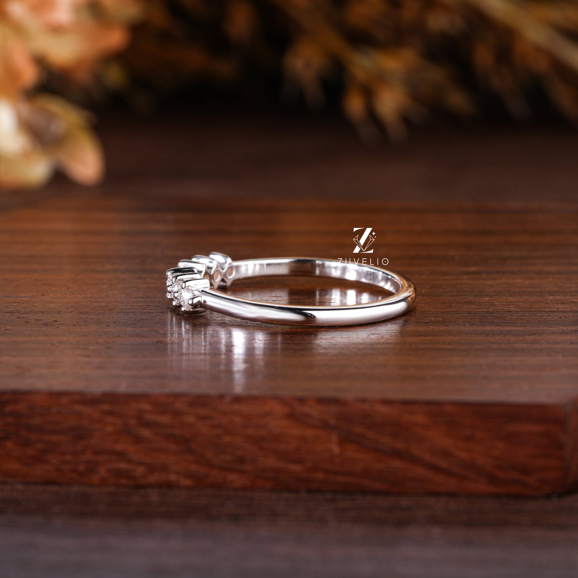 1.70 MM Moissanite Band - Zuvelio.com