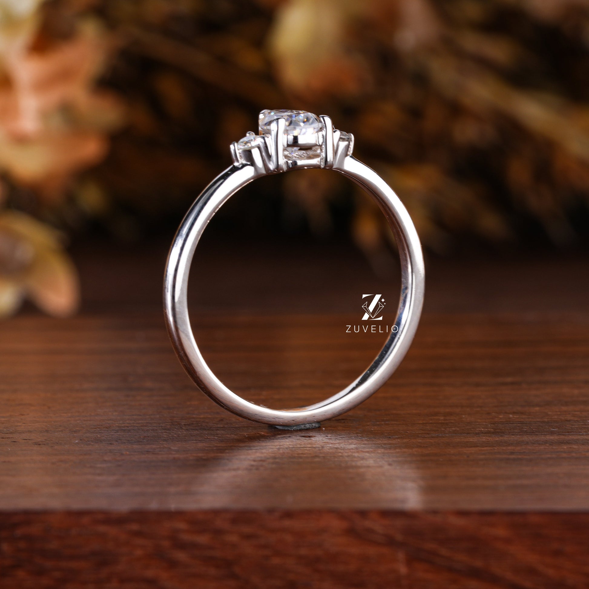 Pear Cut Wedding Ring - Zuvelio.com