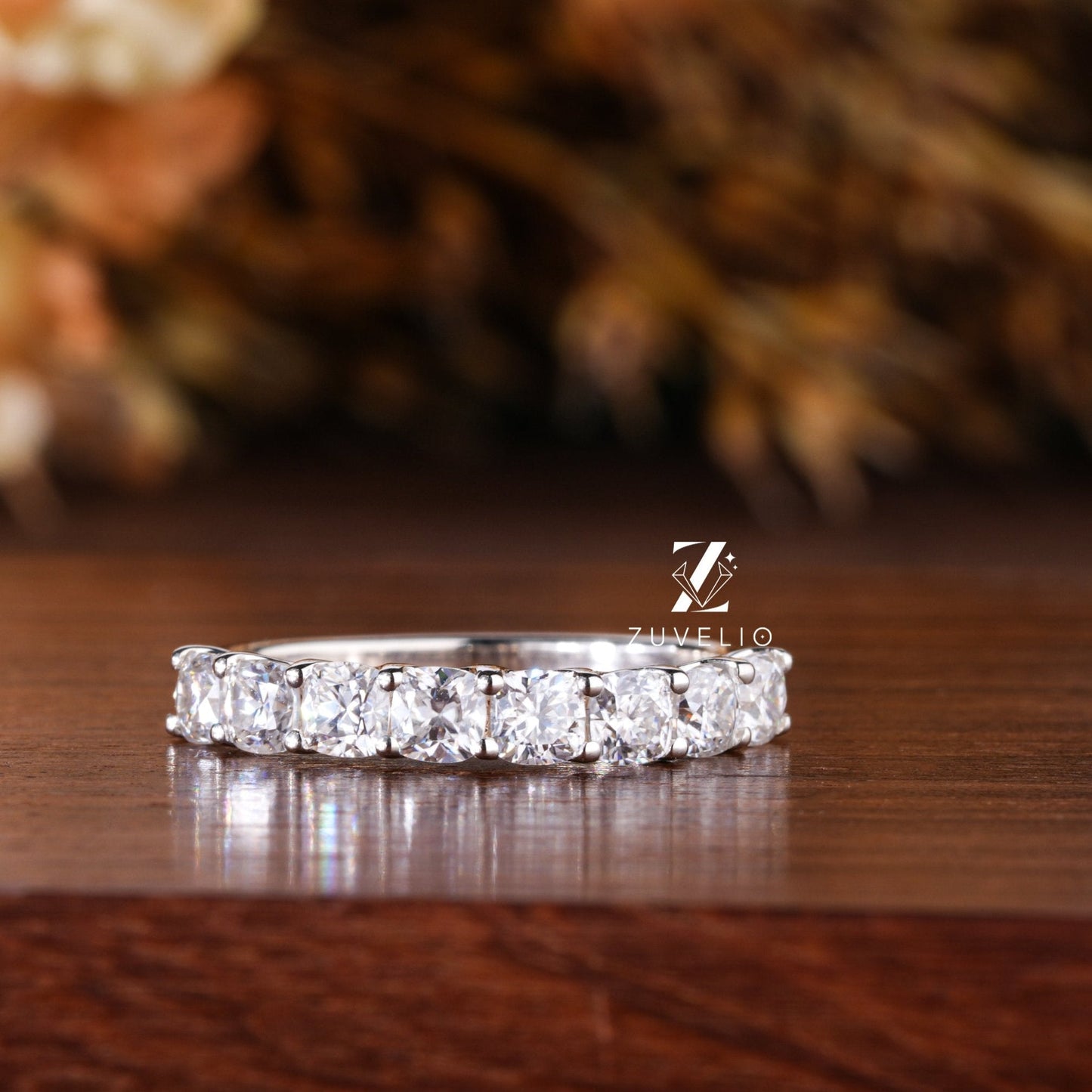 3mm Cushion Eternity Band - Zuvelio.com