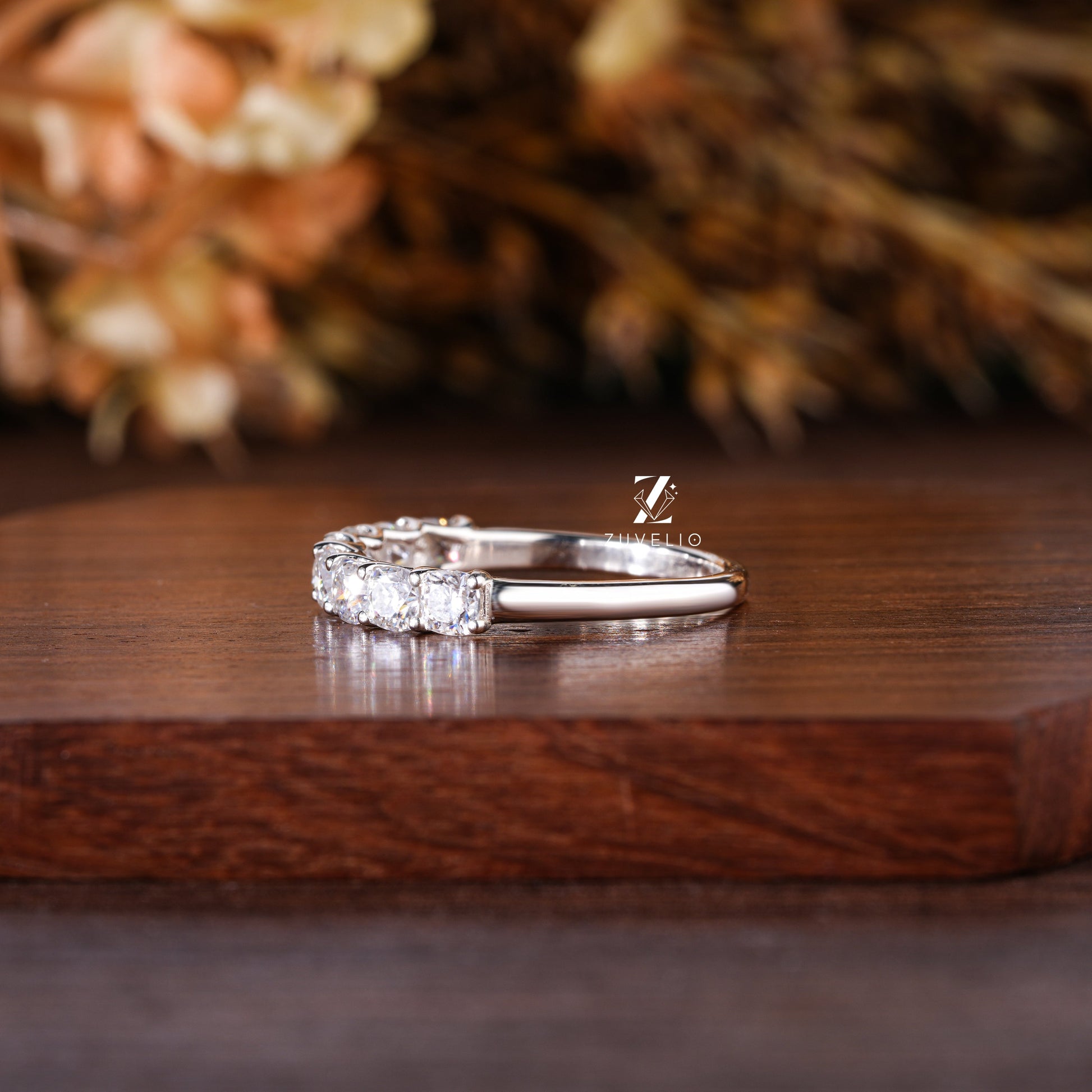 3mm Cushion Eternity Band - Zuvelio.com