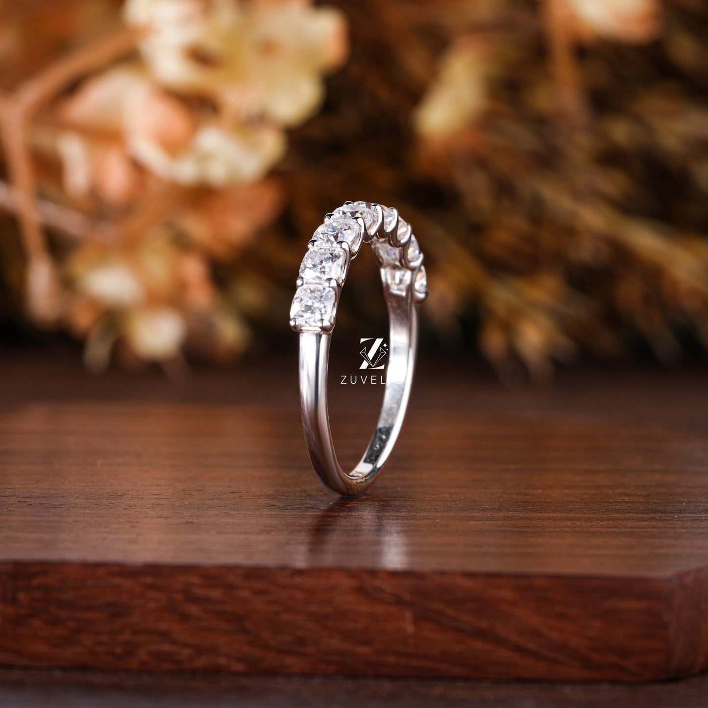 3mm Cushion Eternity Band - Zuvelio.com