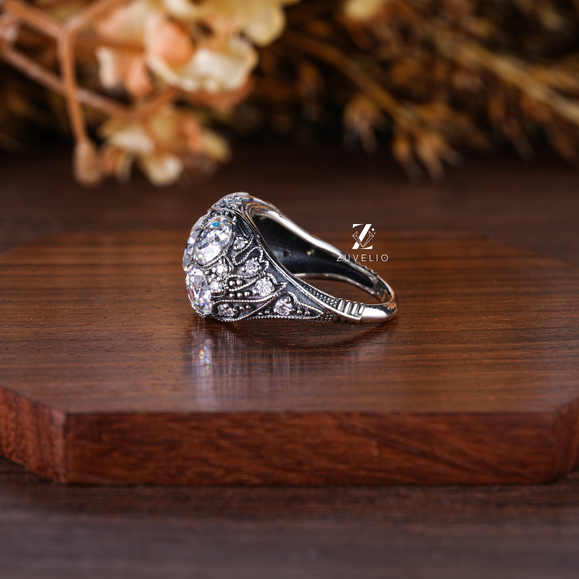 OEC Antique Moissanite Ring - Zuvelio.com