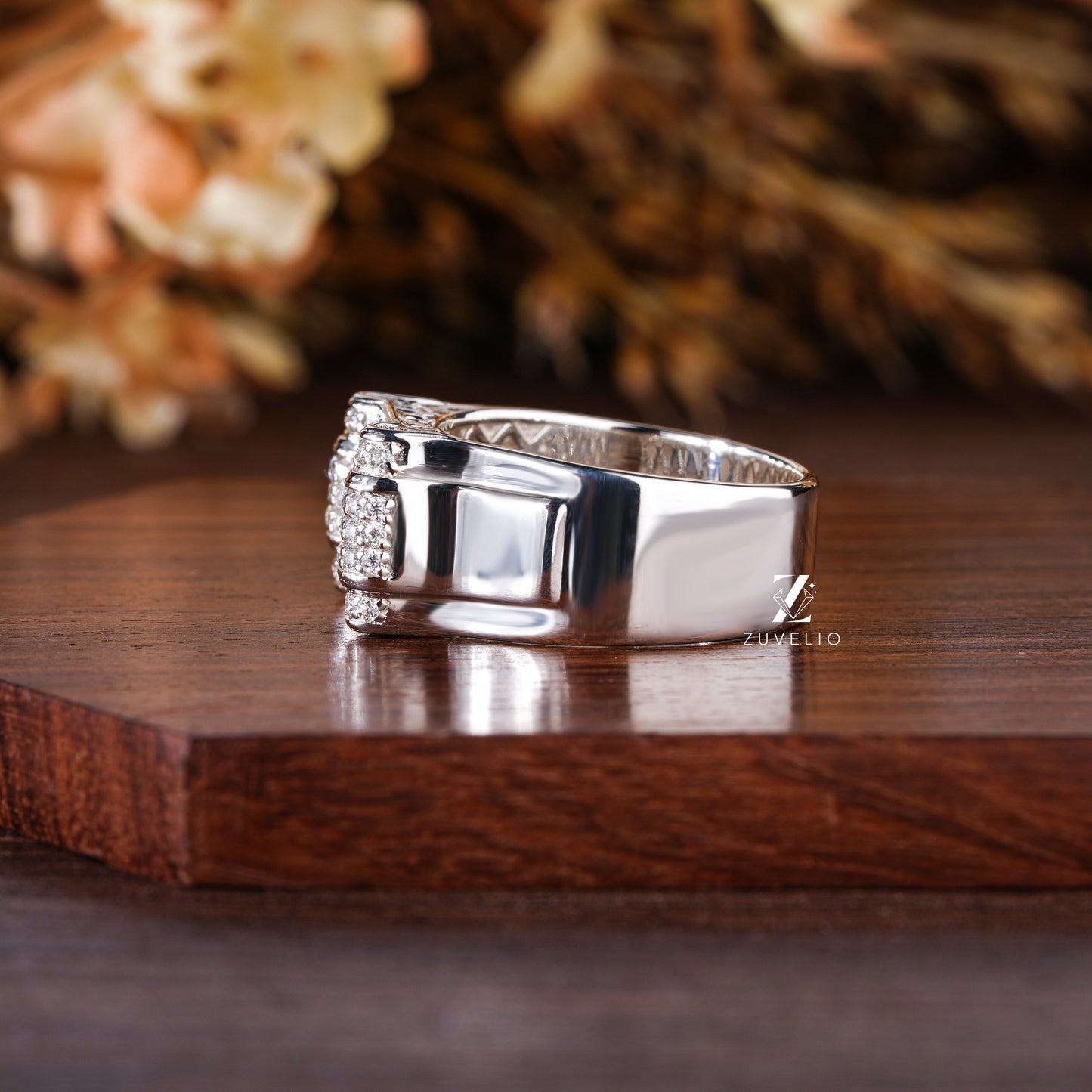 Mens Moissanite Ring - Zuvelio.com