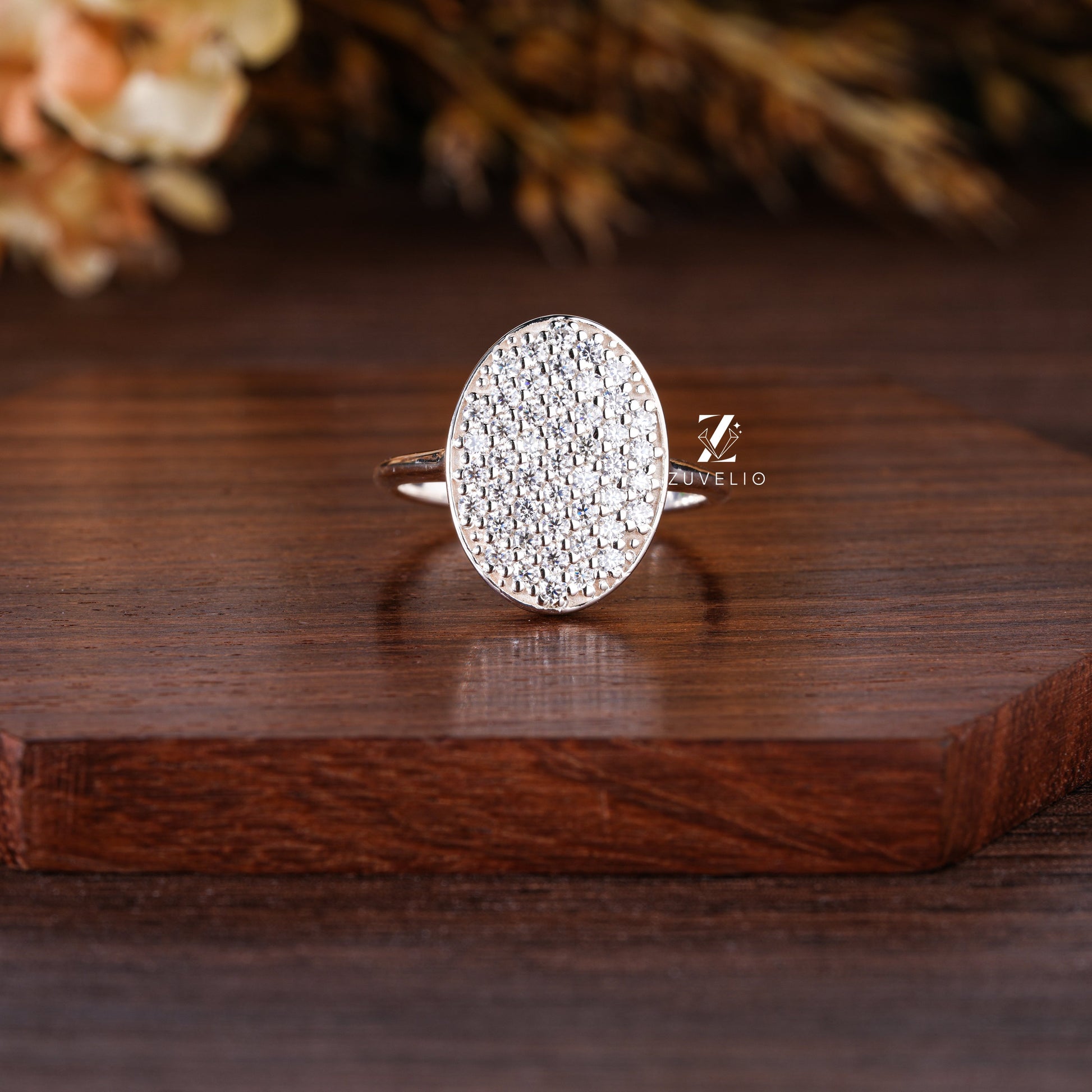 Moissanite Statement Ring - Zuvelio.com