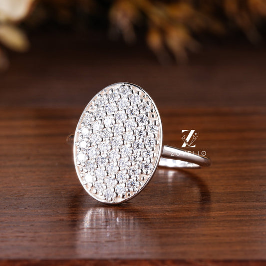 Moissanite Statement Ring - Zuvelio.com