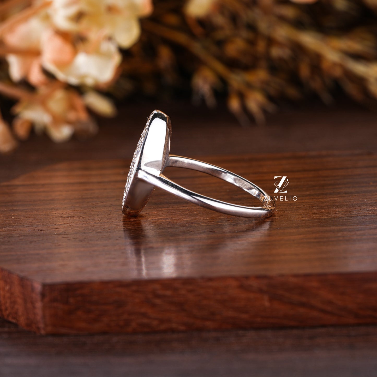 Moissanite Statement Ring - Zuvelio.com