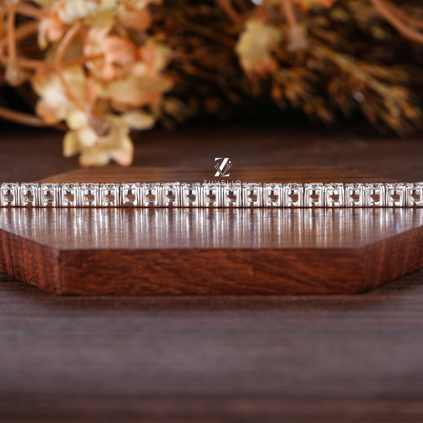 Round Tennis Bracelet - Zuvelio.com