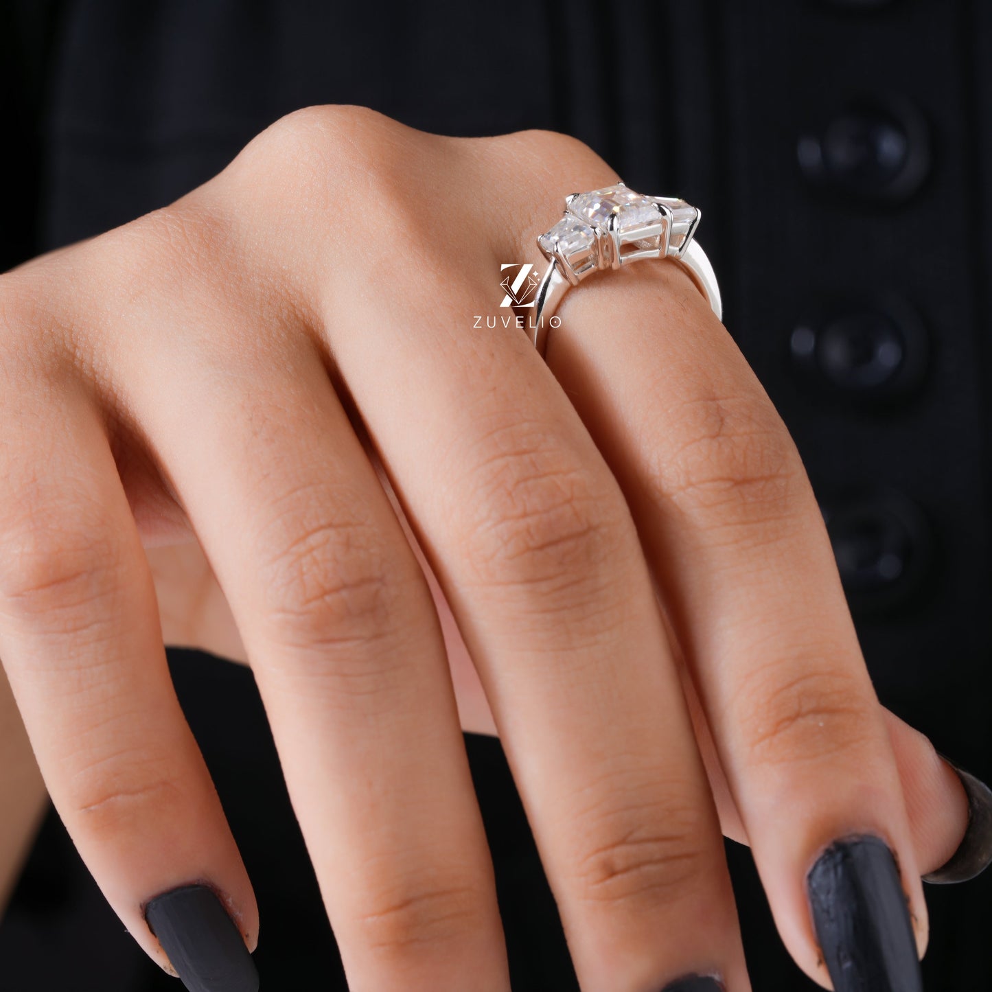 Trilogy Emerald Ring - Zuvelio.com