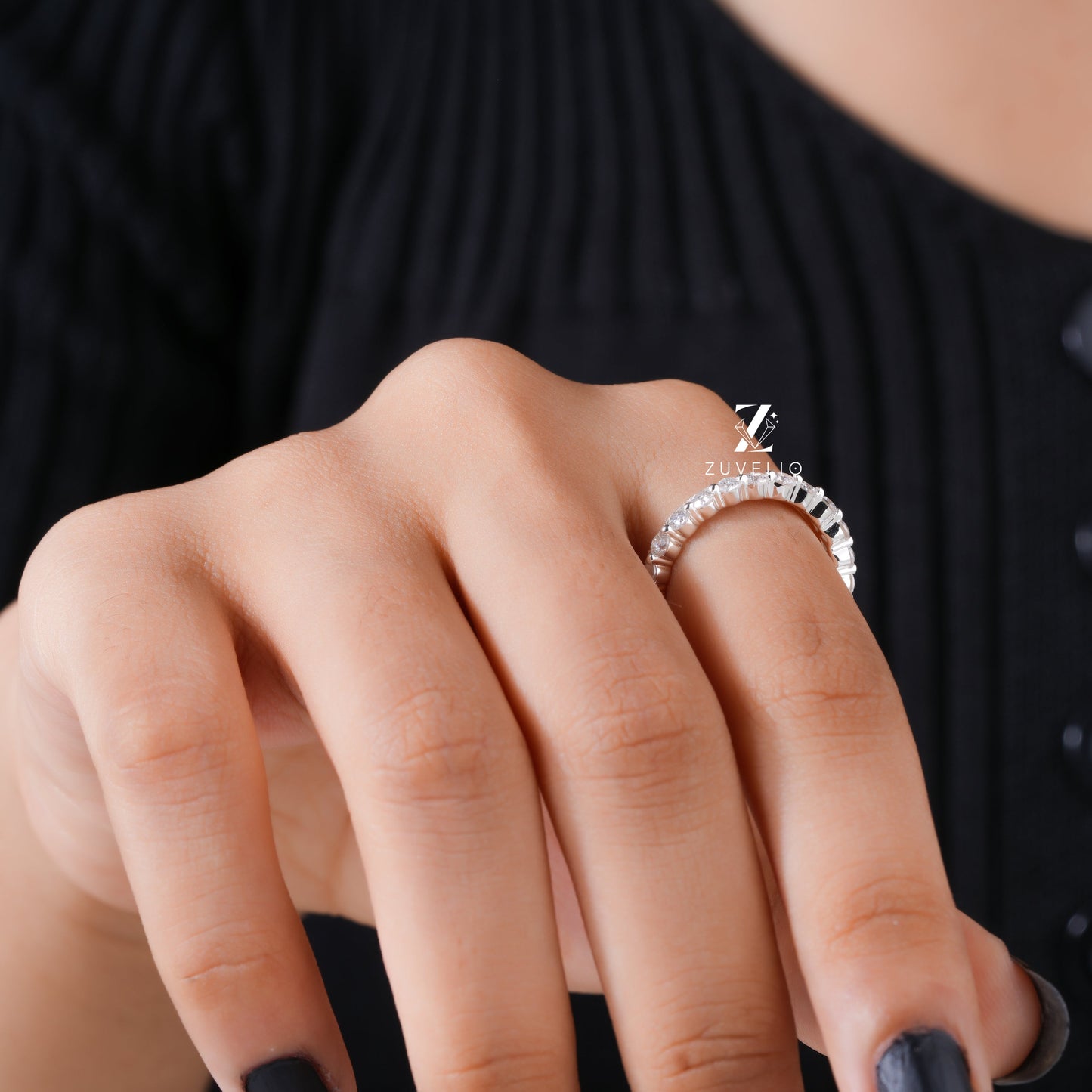 Double Eternity Band Ring - Zuvelio.com