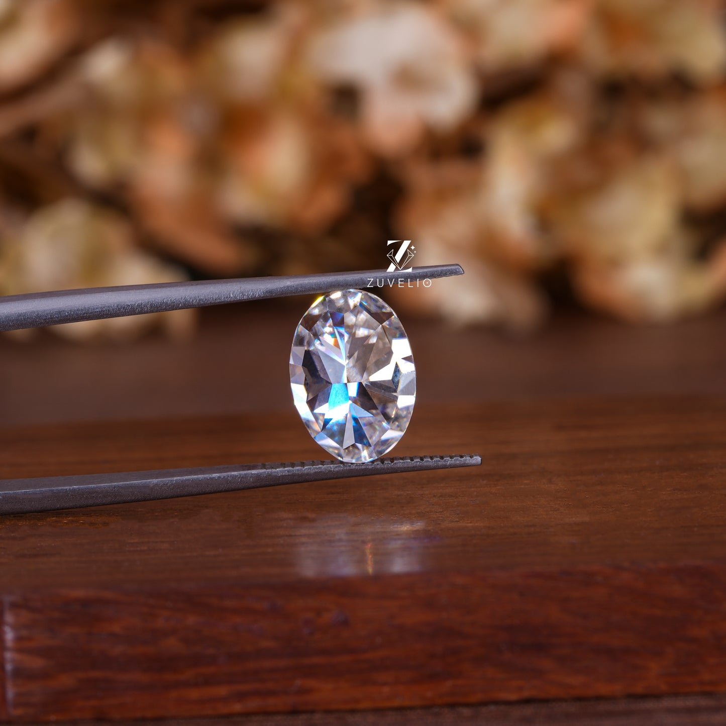 3.25 Ct Moissanite Oval Radiance