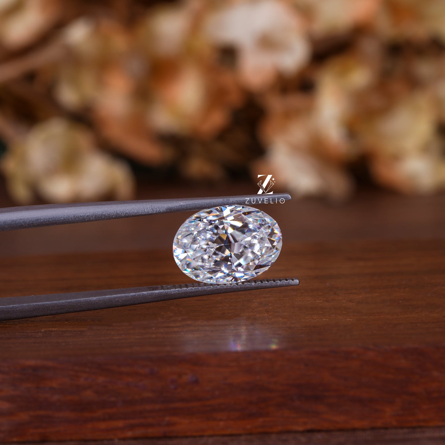 3.25 Ct Moissanite Oval Radiance