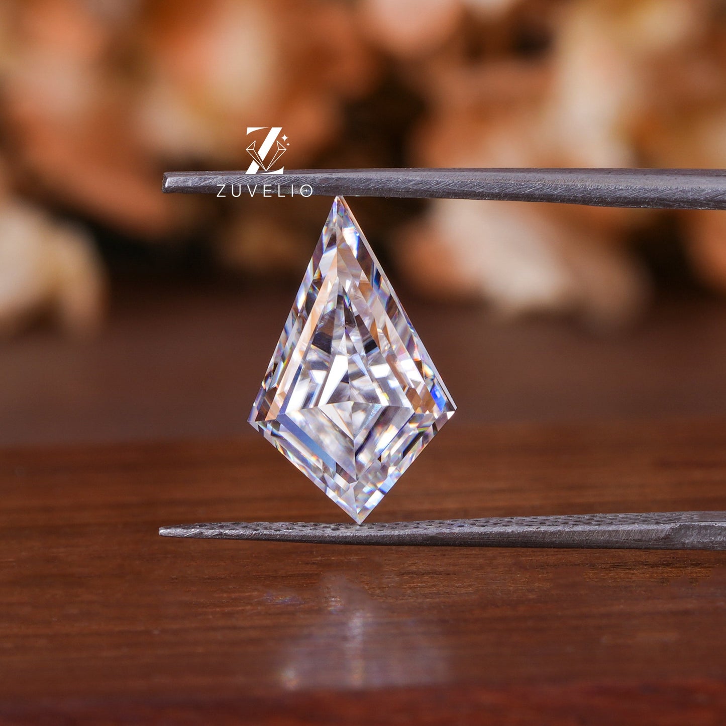 2.6 Ct Kite  Cut Moissanite