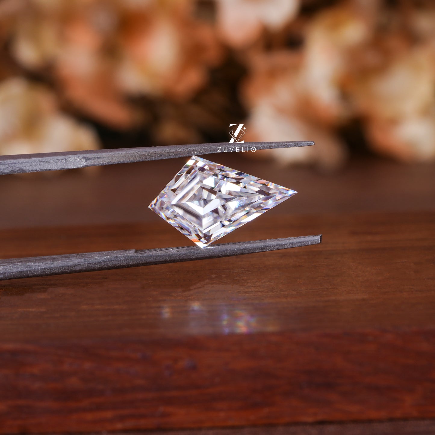 2.6 Ct Kite  Cut Moissanite