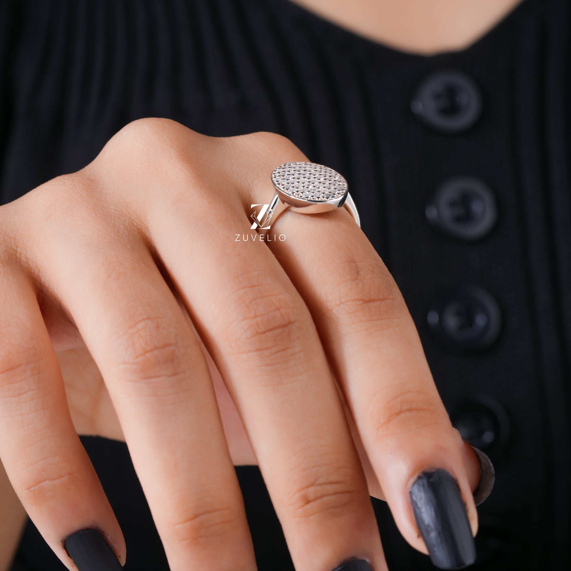 Moissanite Statement Ring - Zuvelio.com