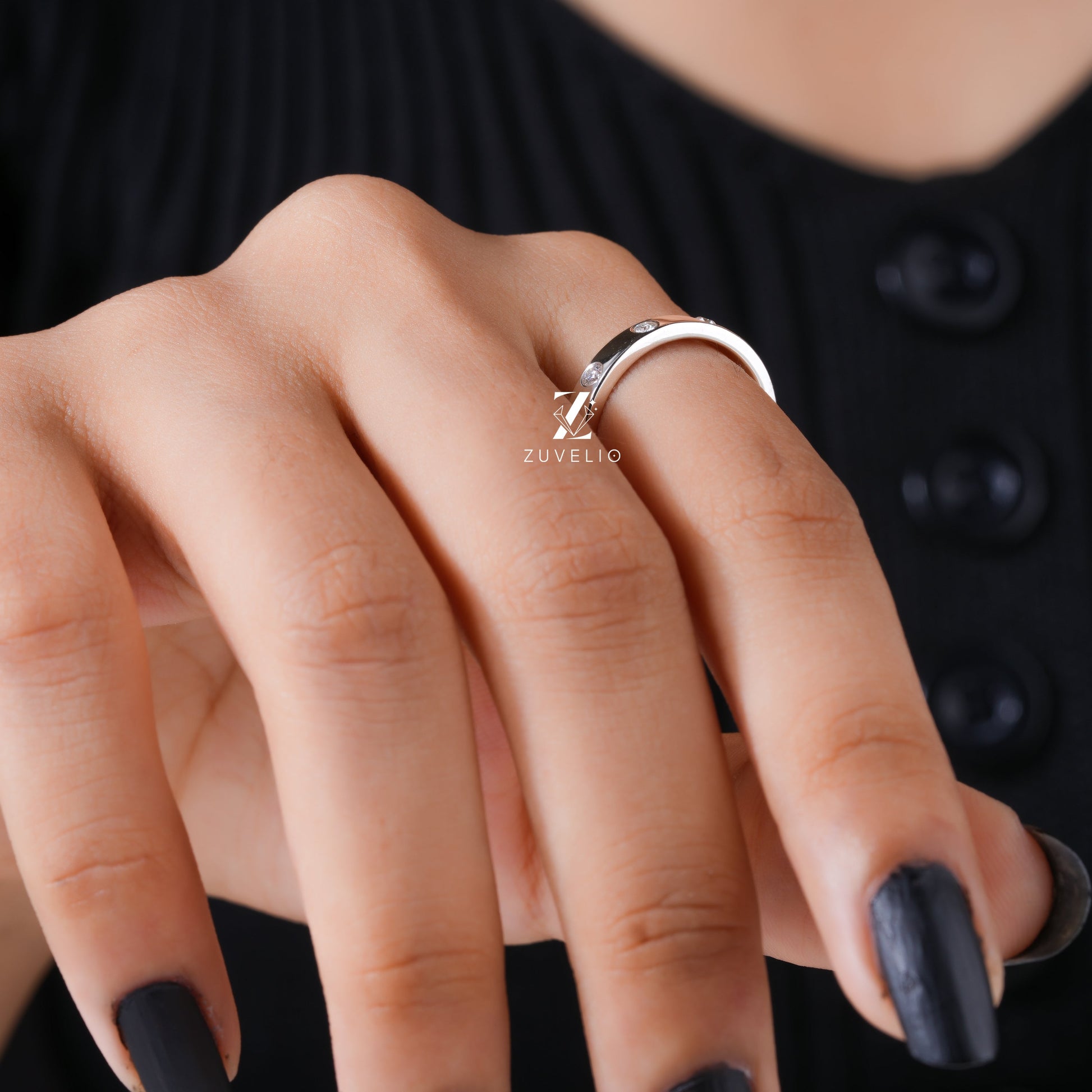 Unisex Moissanite Band - Zuvelio.com