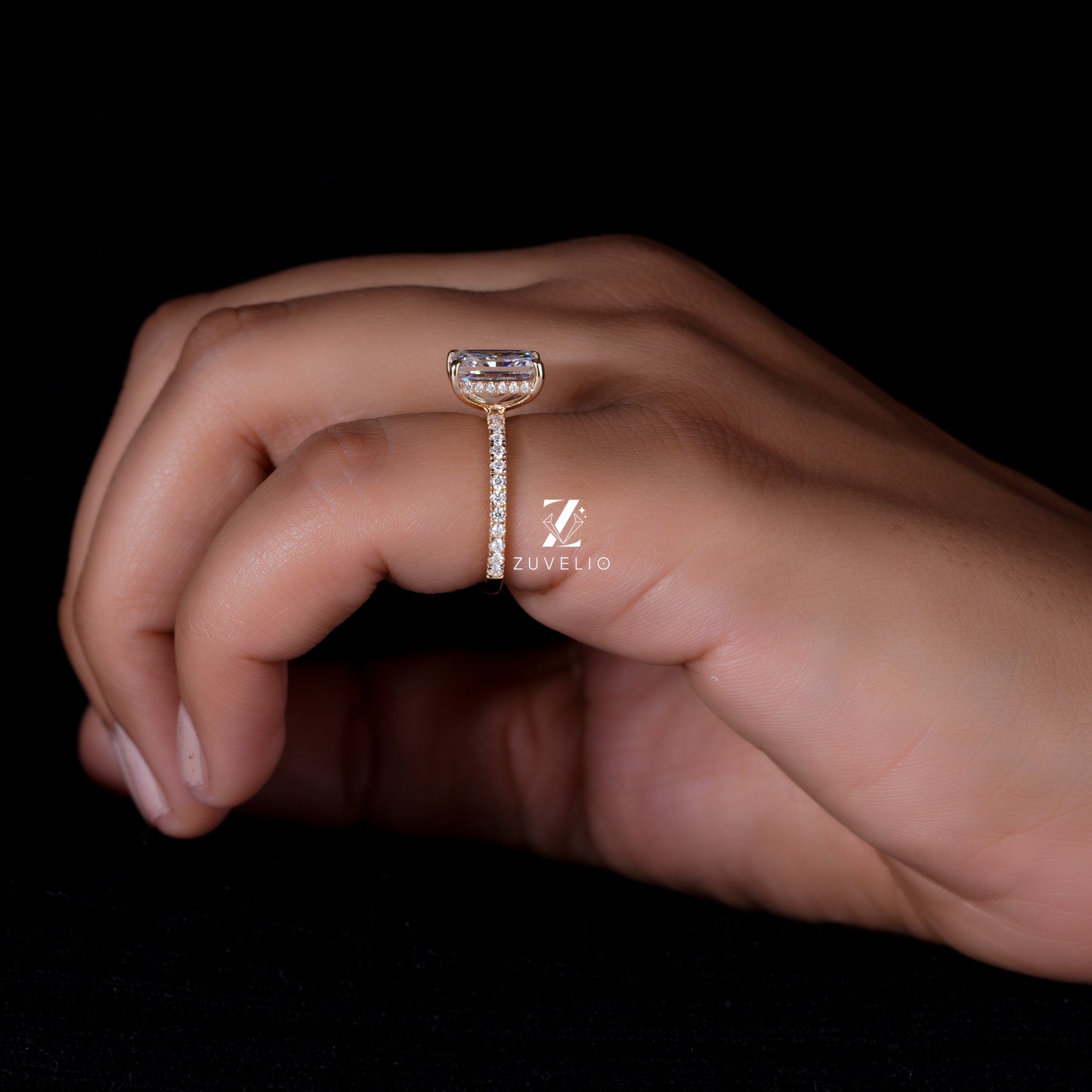 Radiant Micro Pavé Ring