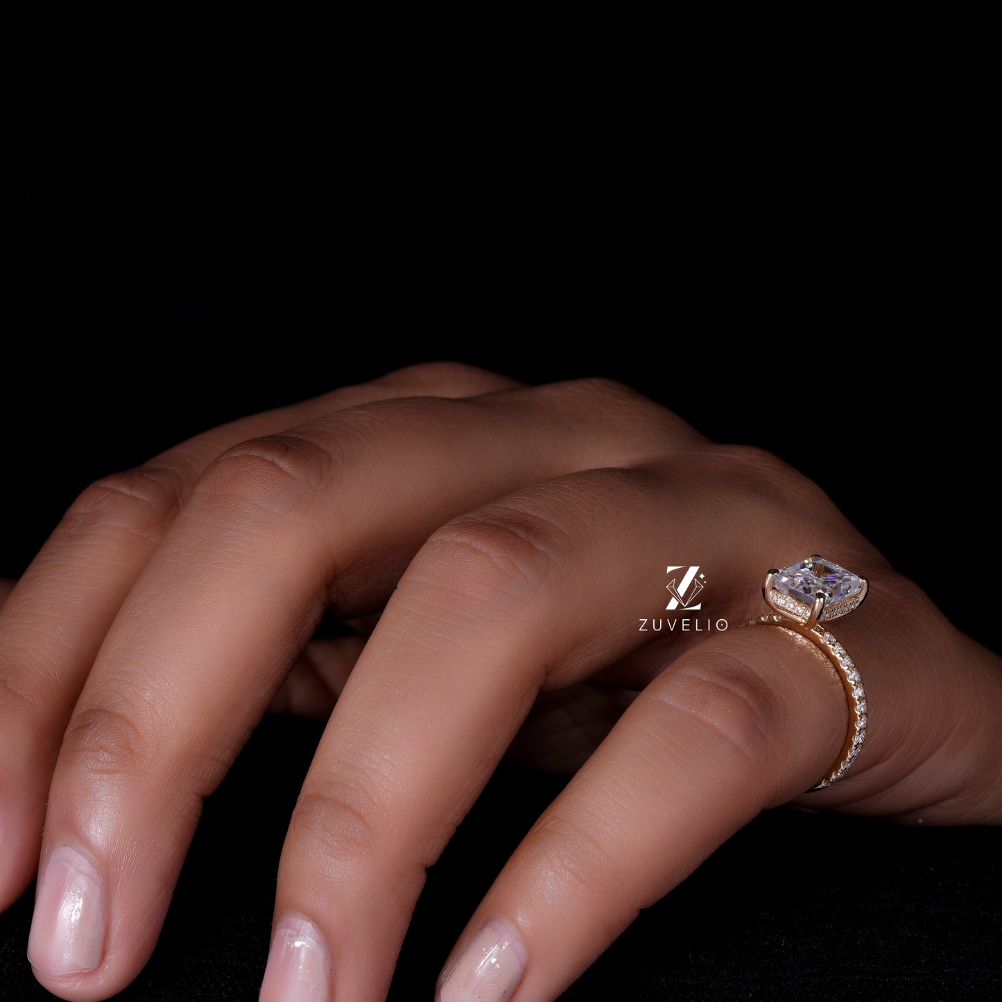 Radiant Micro Pavé Ring