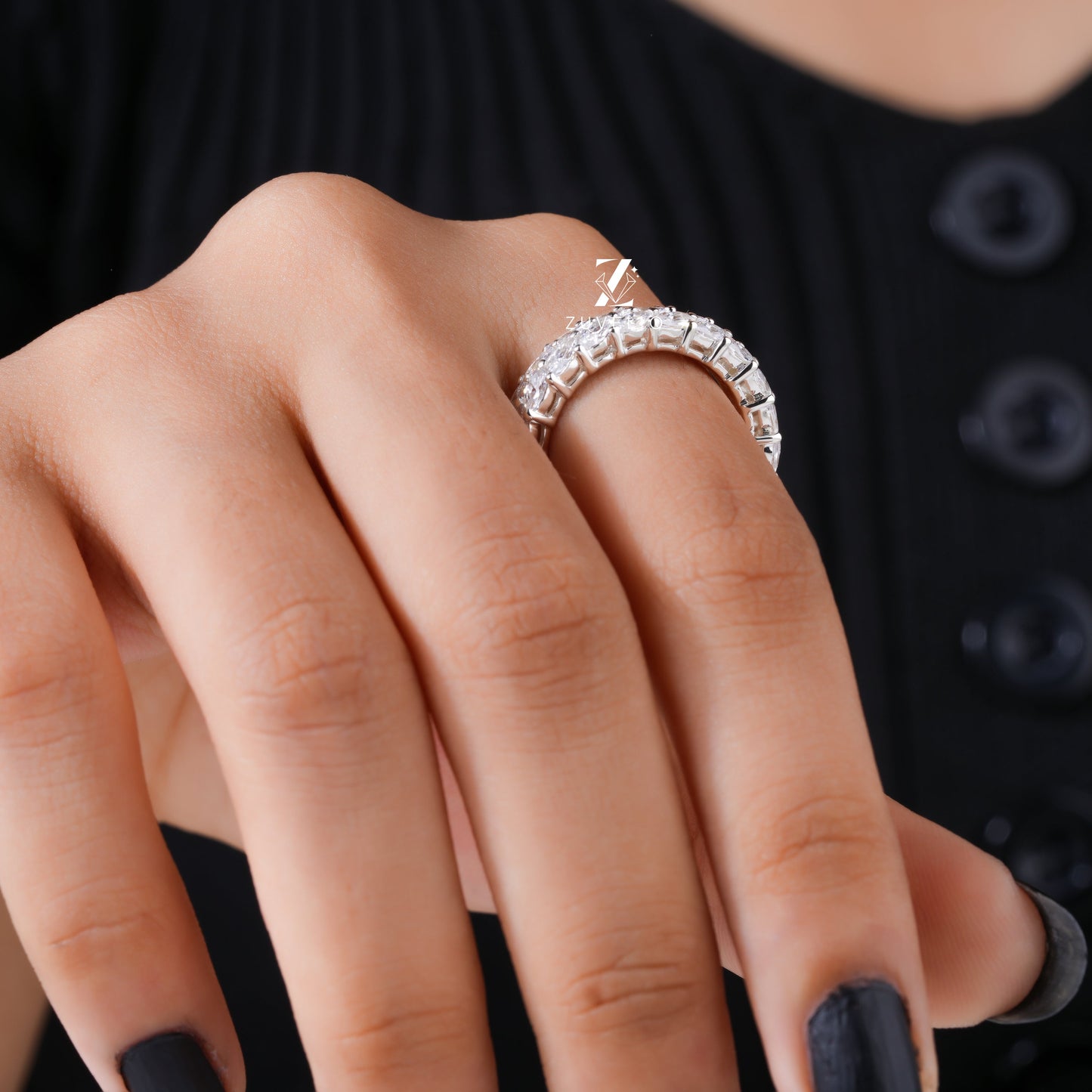 Marquise Cut Parallel Ring - Zuvelio.com