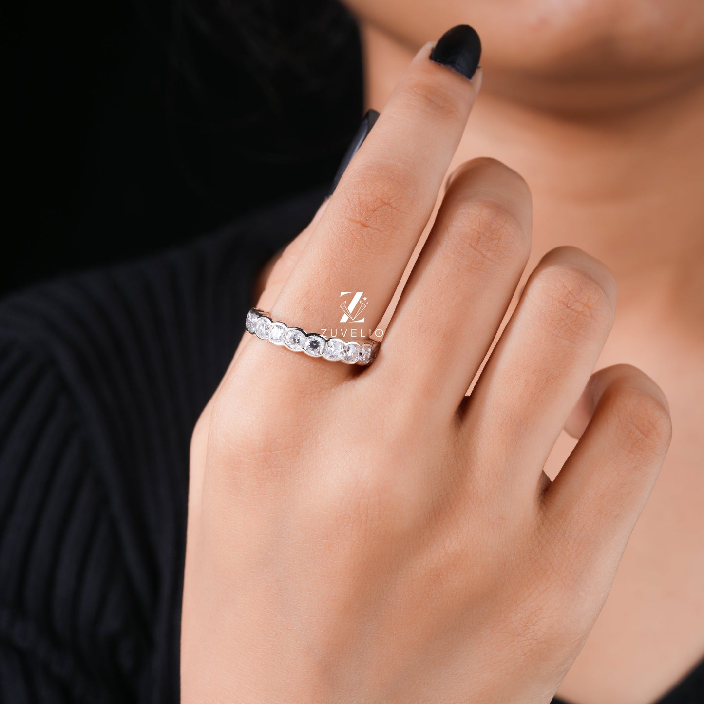 Cushion Cut Moissanite Ring - Zuvelio.com