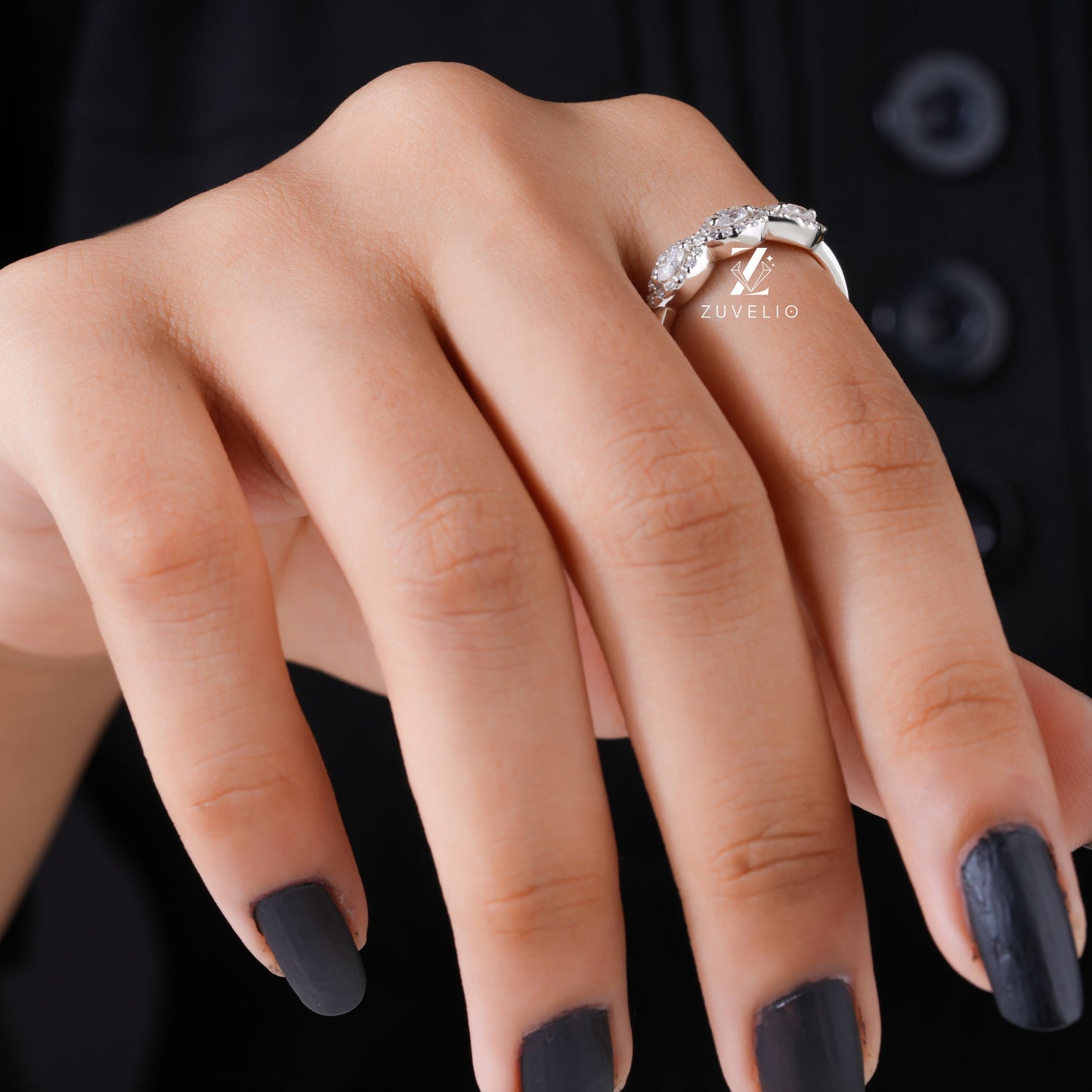 Marquise Round Shape Ring - Zuvelio.com