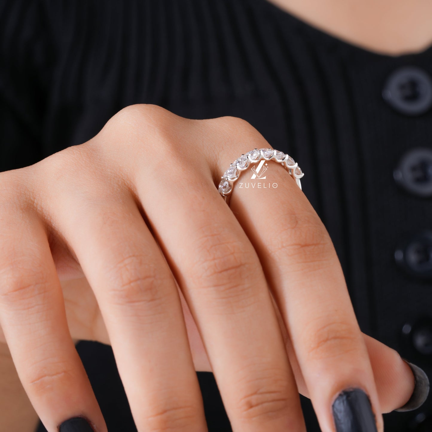 3mm Cushion Eternity Band - Zuvelio.com