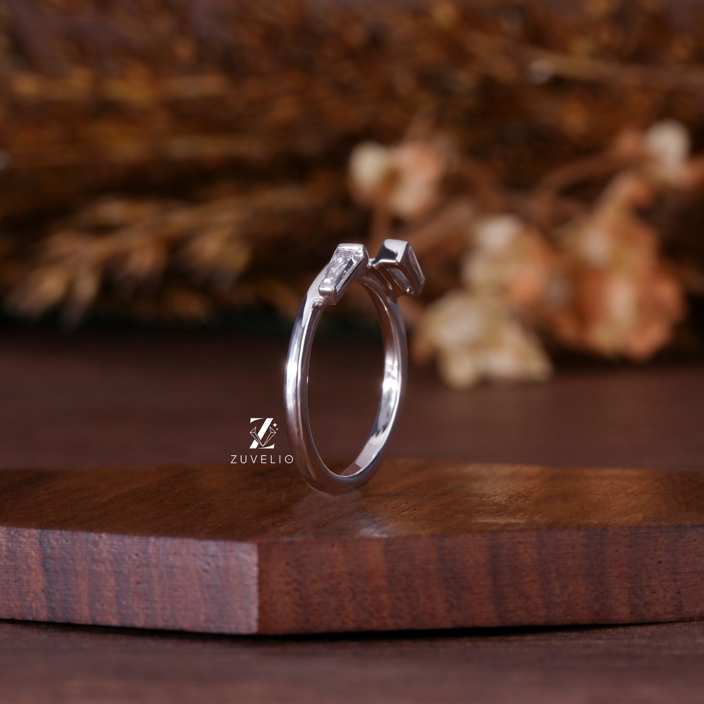 Tapered Baguette Matching Band