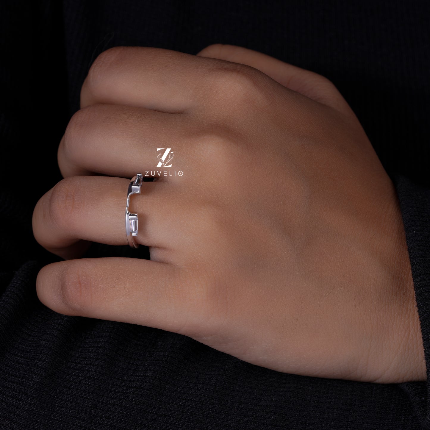 Tapered Baguette Matching Band