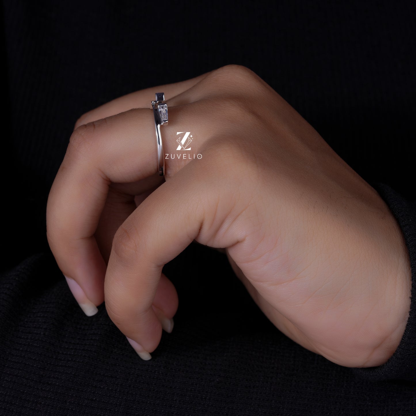 Tapered Baguette Matching Band