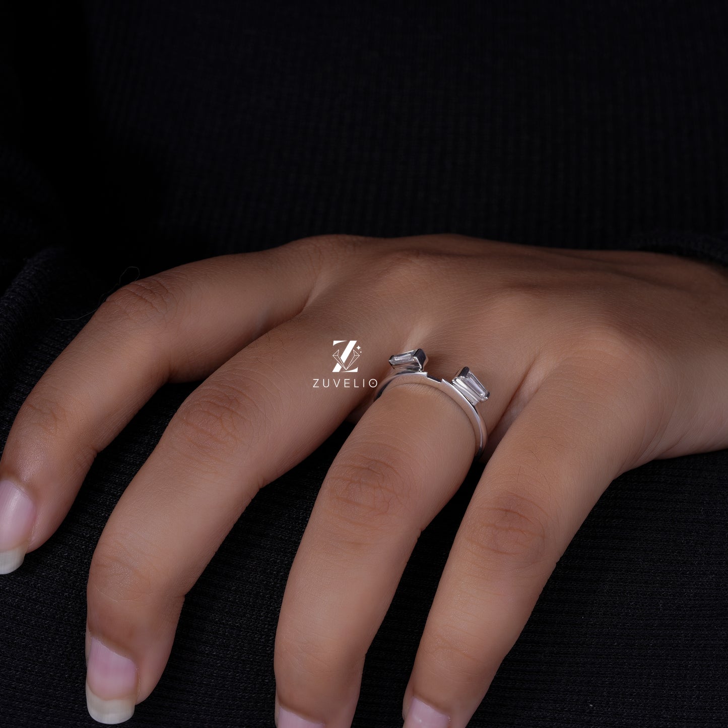 Tapered Baguette Matching Band