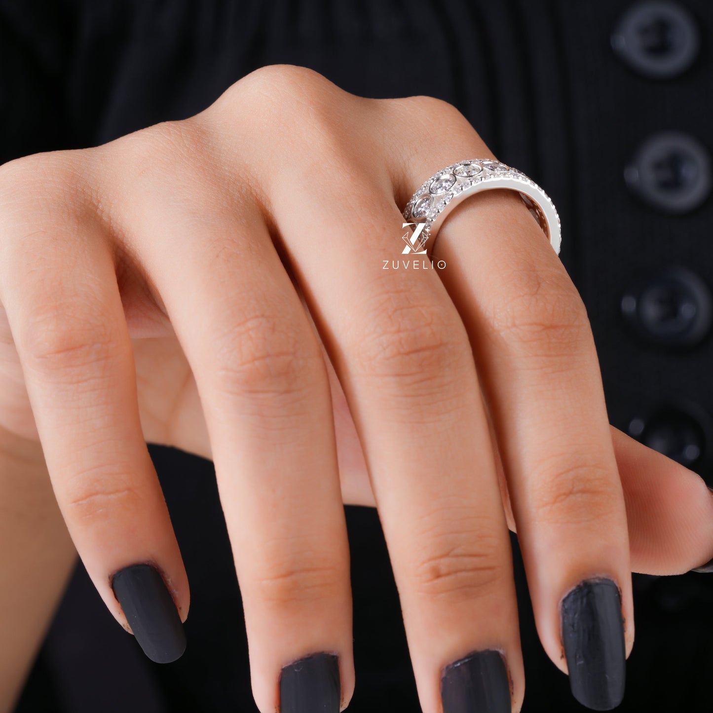 Double Halo Style Ring - Zuvelio.com