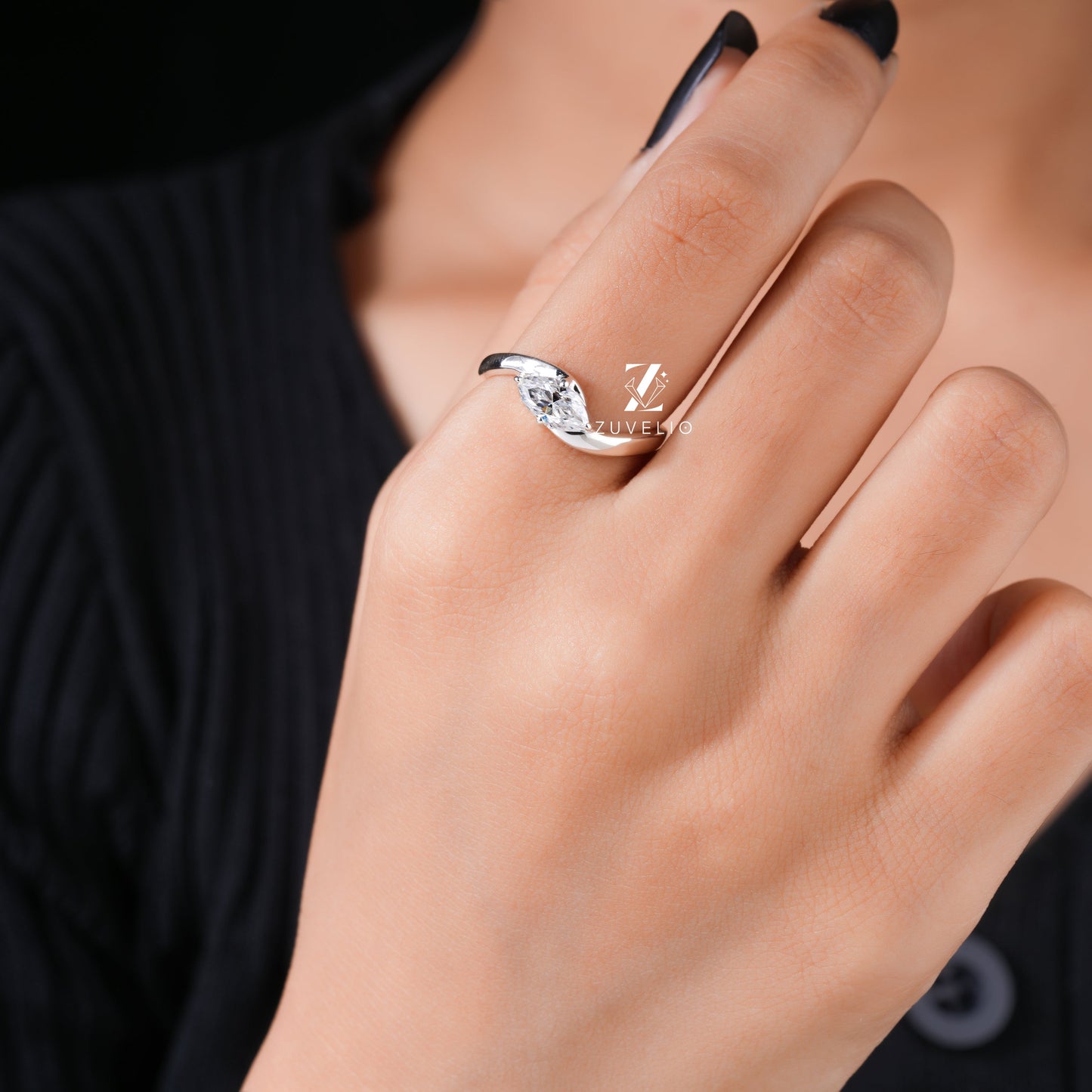 Marquise Rapture Ring - Zuvelio.com