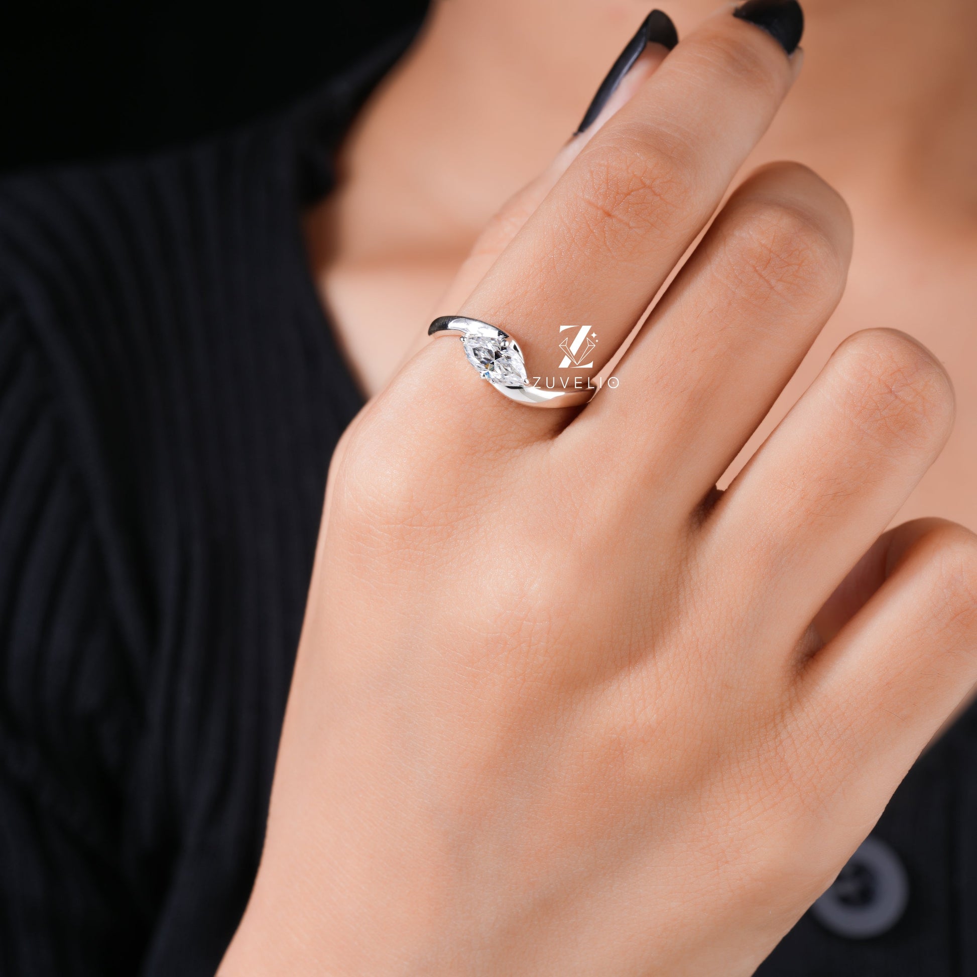 Marquise Rapture Ring - Zuvelio.com