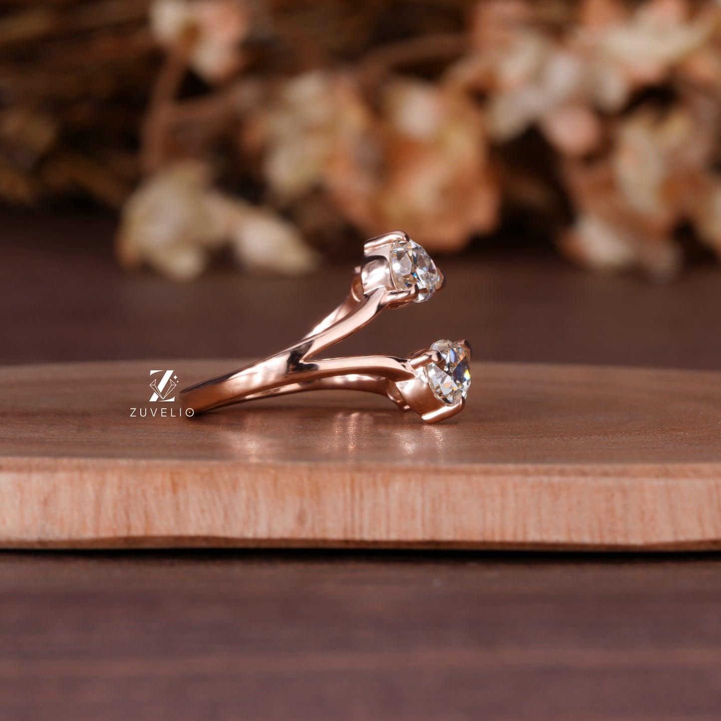 Modern Pear Cut Ring