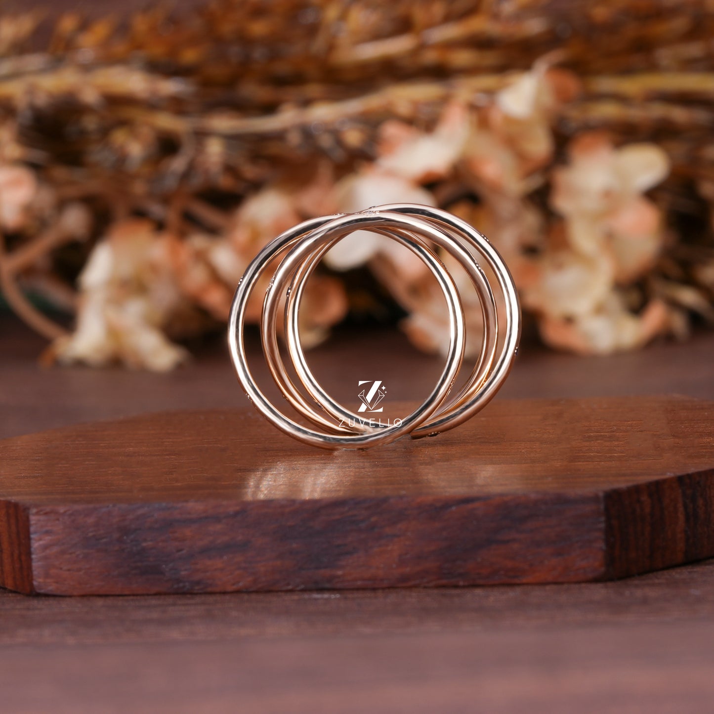 Celestial Round Trilogy Ring