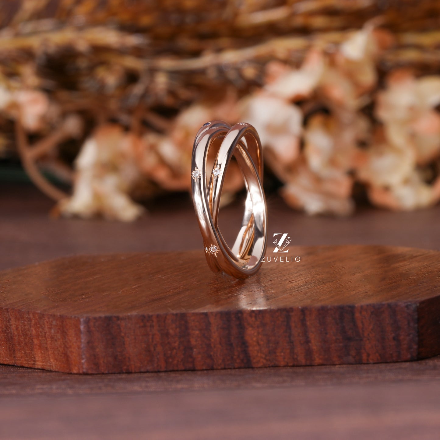 Celestial Round Trilogy Ring