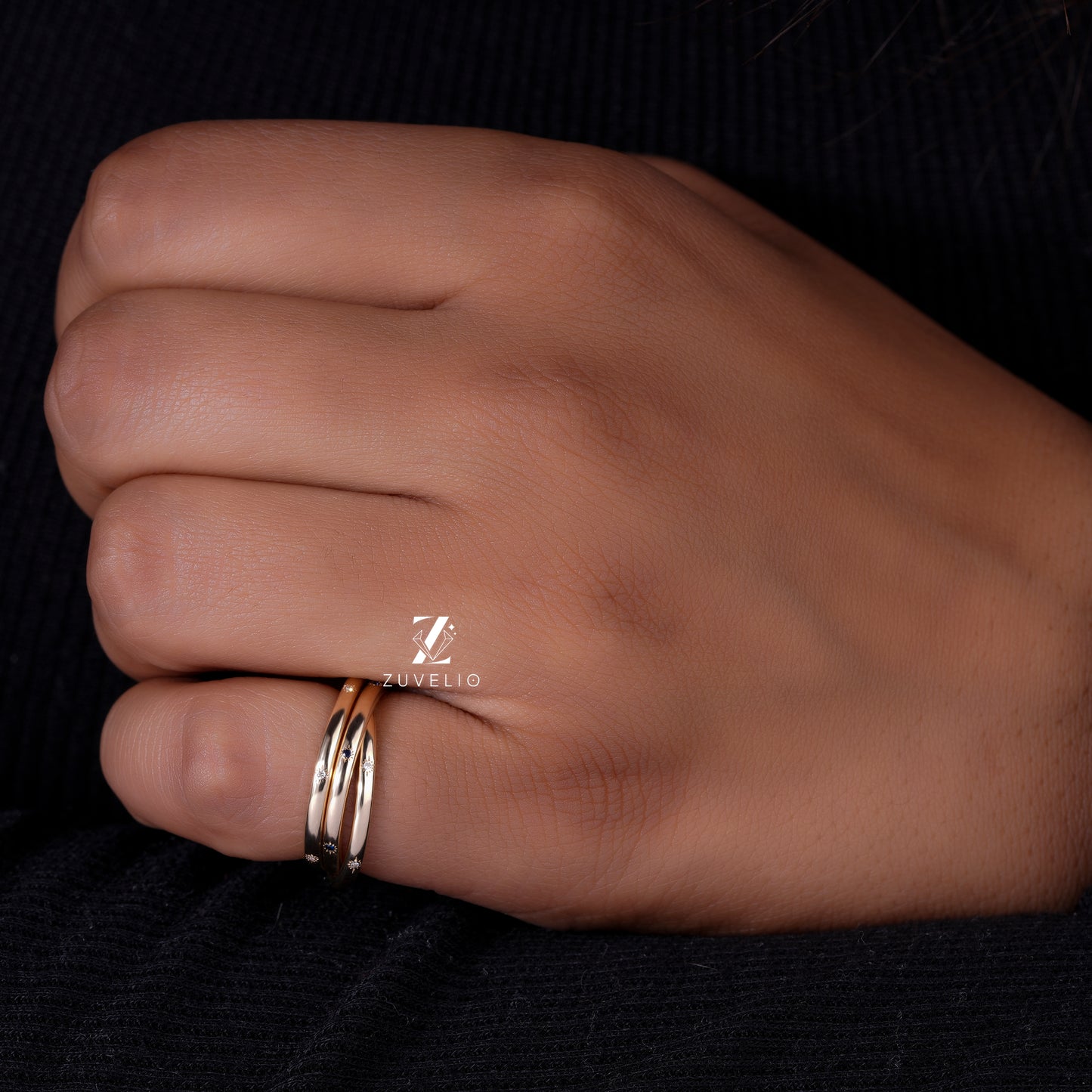 Celestial Round Trilogy Ring