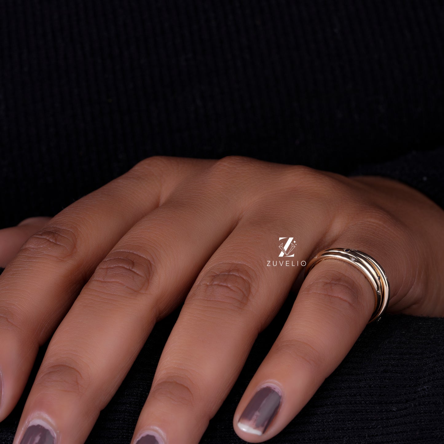 Celestial Round Trilogy Ring