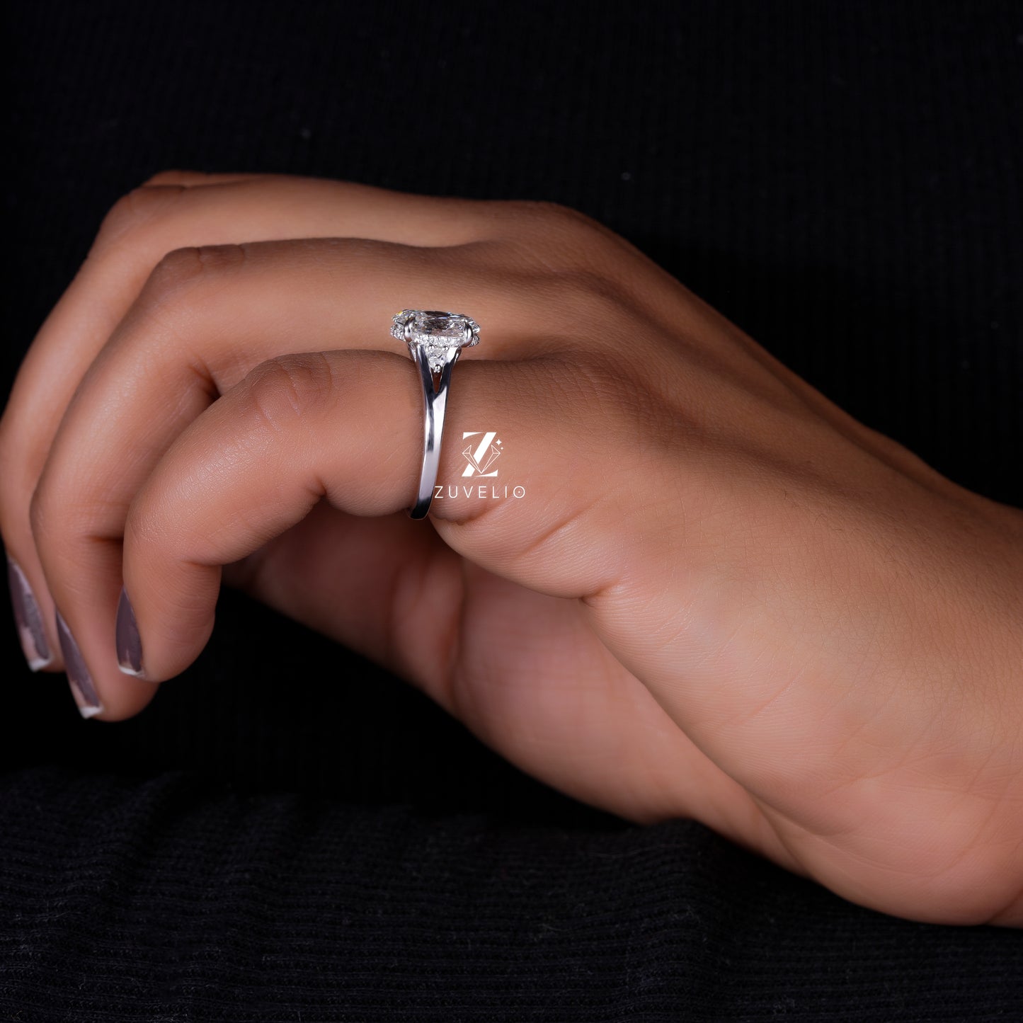 Lab Diamond Engagement Ring